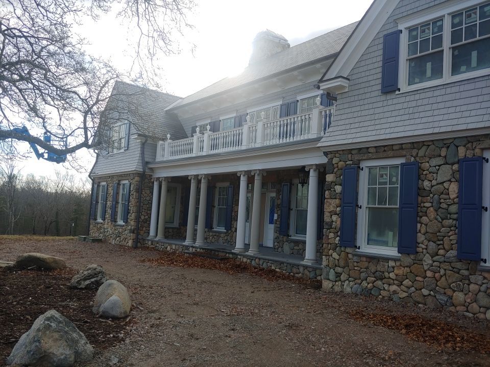 Gutter Installation using Half Round Aluminum Gutter in Natick, MA by Gutter Pro Enterprises