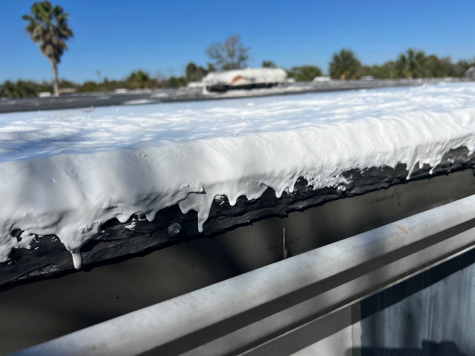 Flat Membrane Roof Repair and Interior Restoration in Fort Myers by cordova home services 