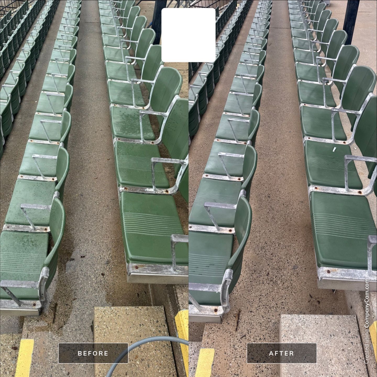 Stadium Cleaning in Wilmington by Shark Power Washing