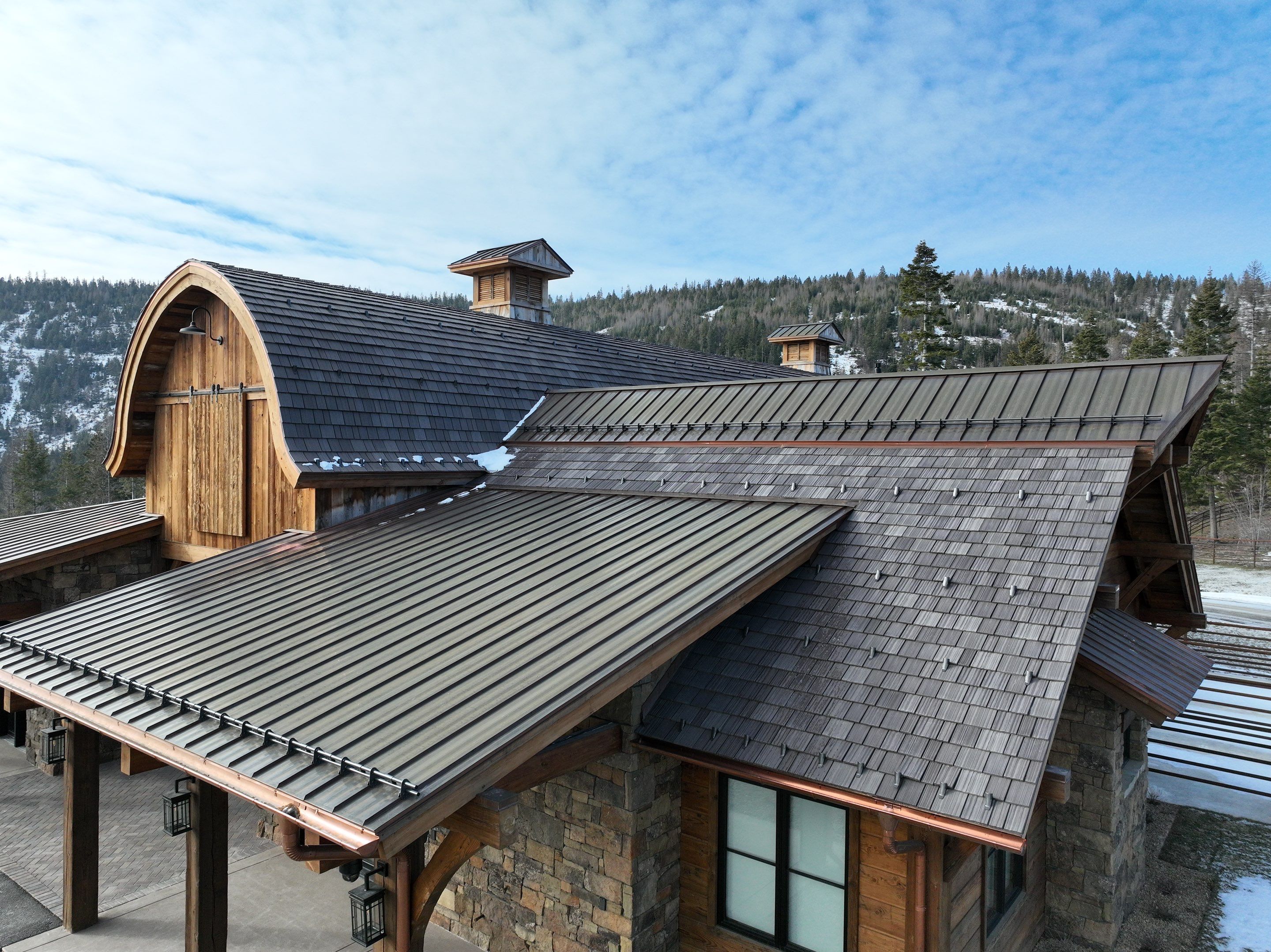 Horse Barn Install  by Montana Roofing Solutions