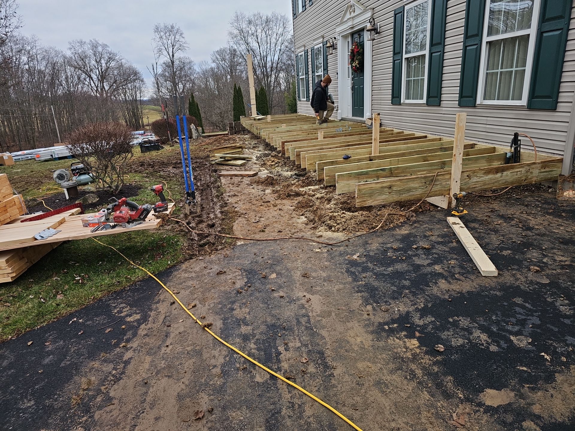 Porch by Cousins Roofing Siding & Decks