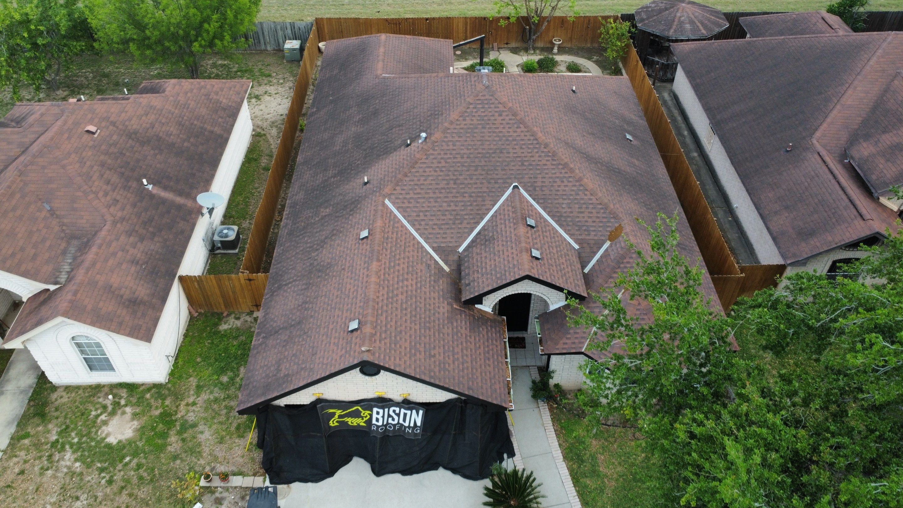 Project in Mcallen by Bison Roofing  