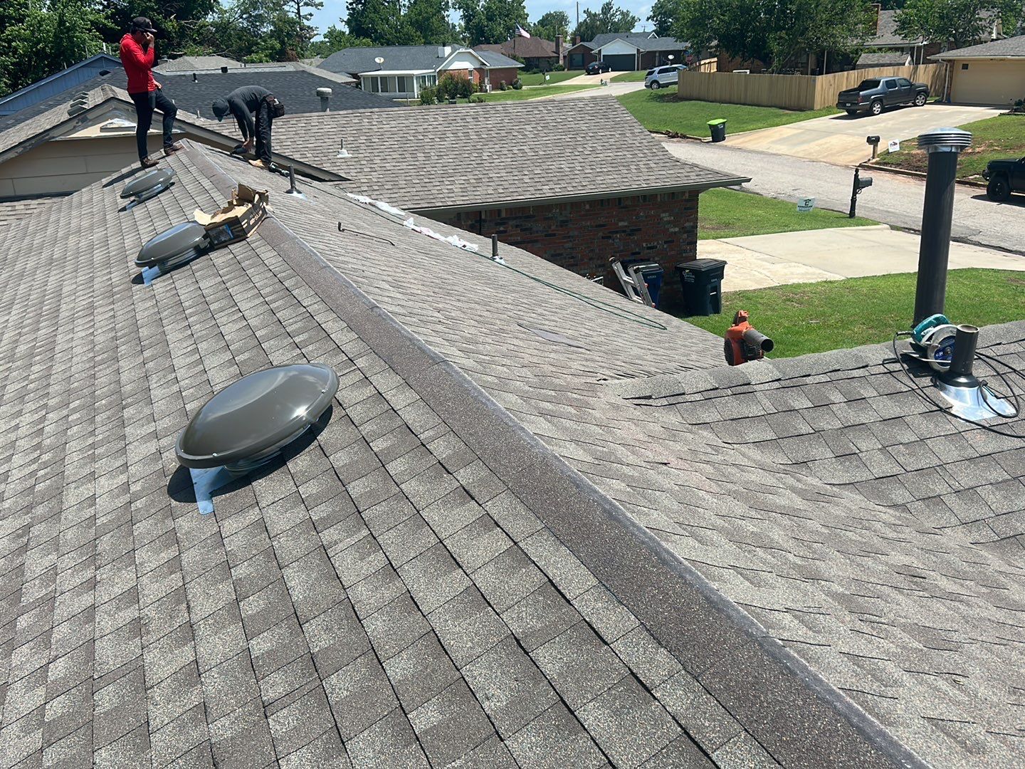 roof replacement in Shawnee by McCann's Roofing and Construction