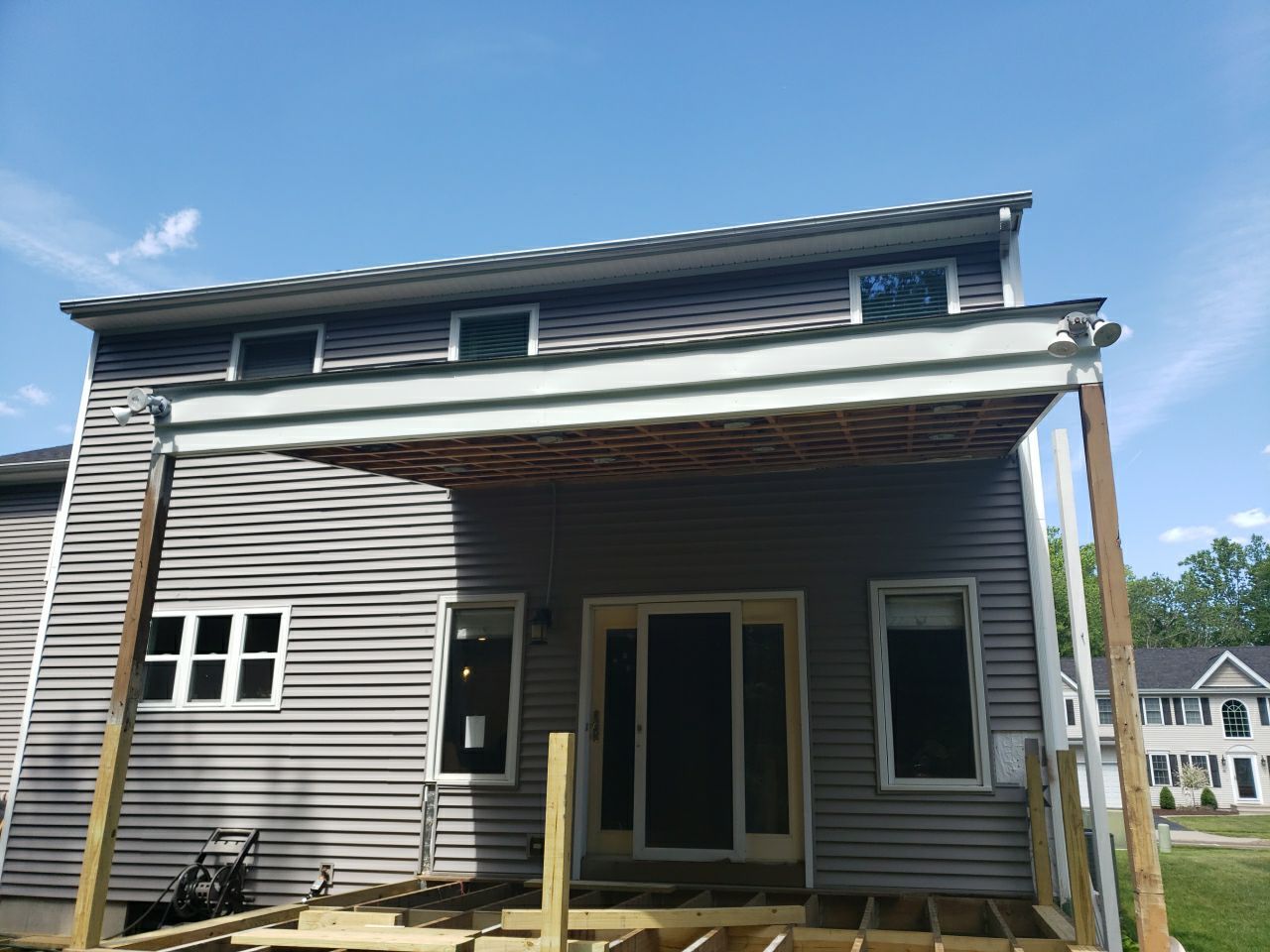 Siding Repair using Certainteed Monogram 4" Double 4 by A Plus Exterior