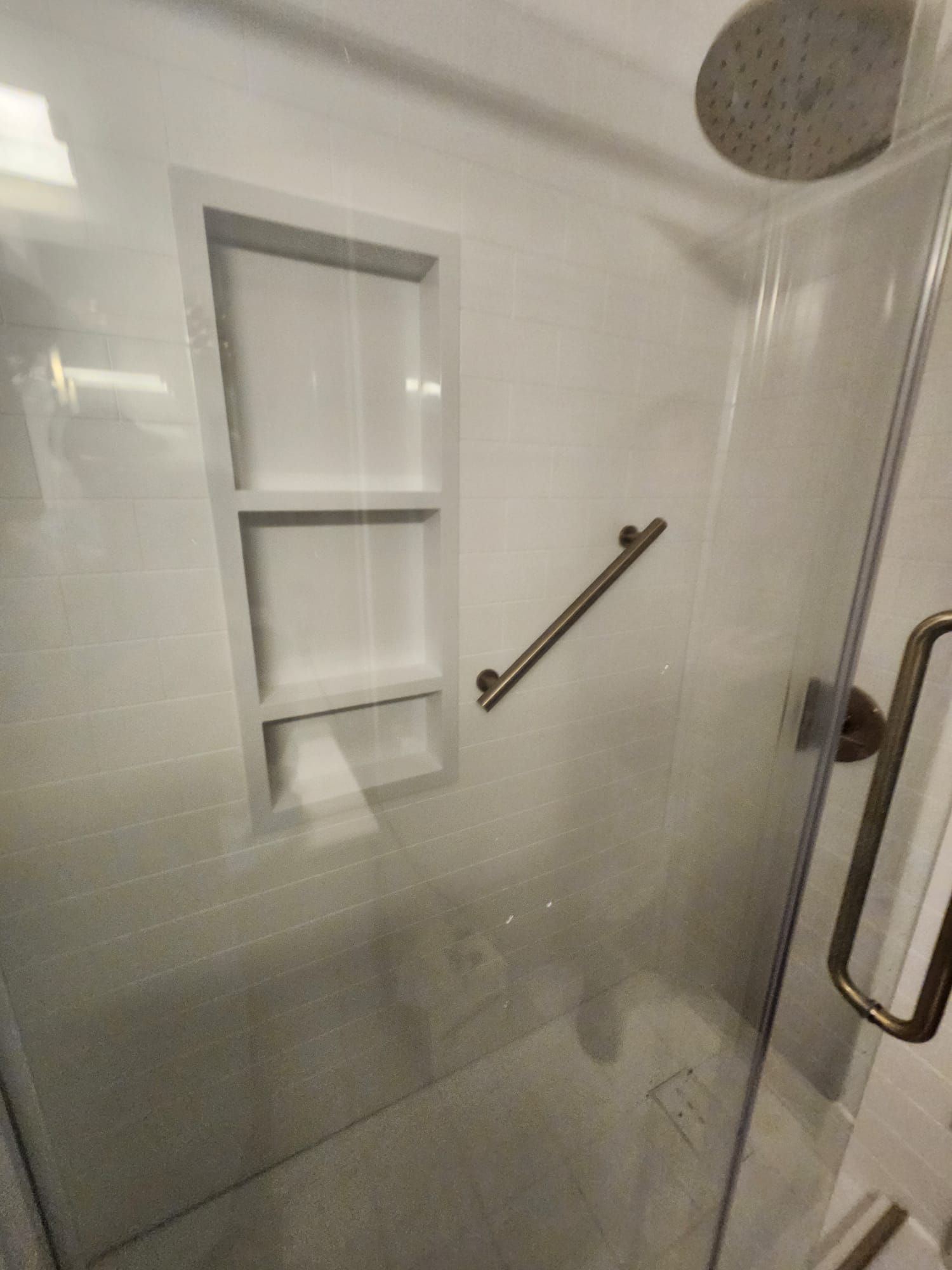 Bathroom Remodel using Maintenance free wall system by Window Depot of Annapolis