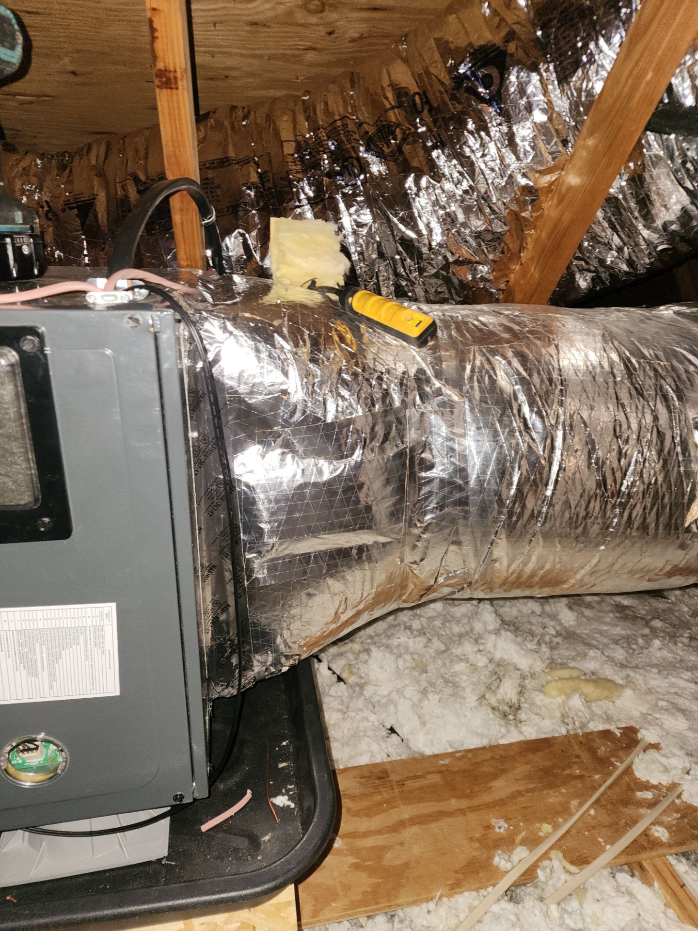New system install with ductwork in Luray by Elemental Heating and air conditioning LLC