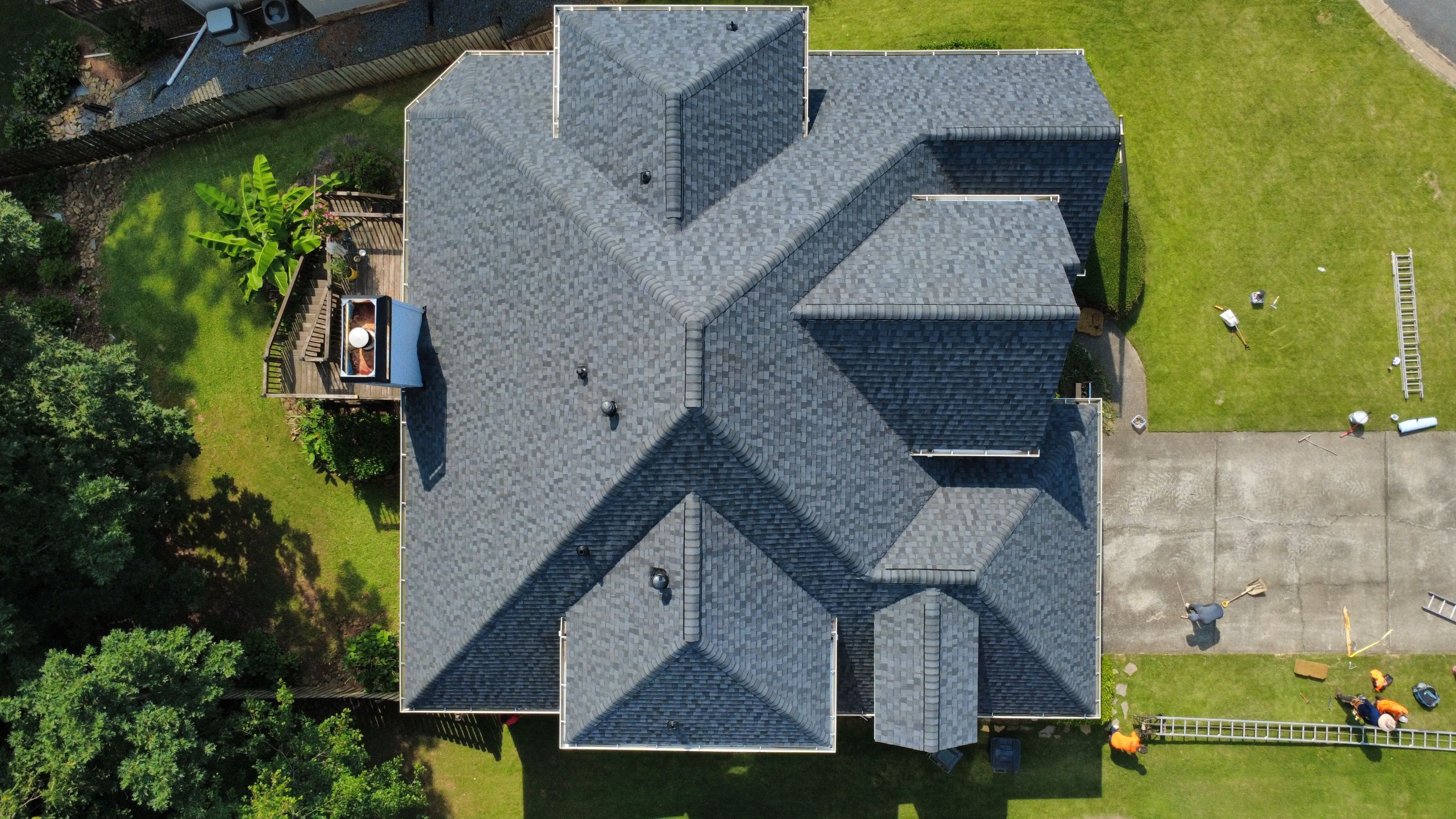 Marietta, GA Roof Replacement CertainTeed Landmark Moire Black by Reset Roofing