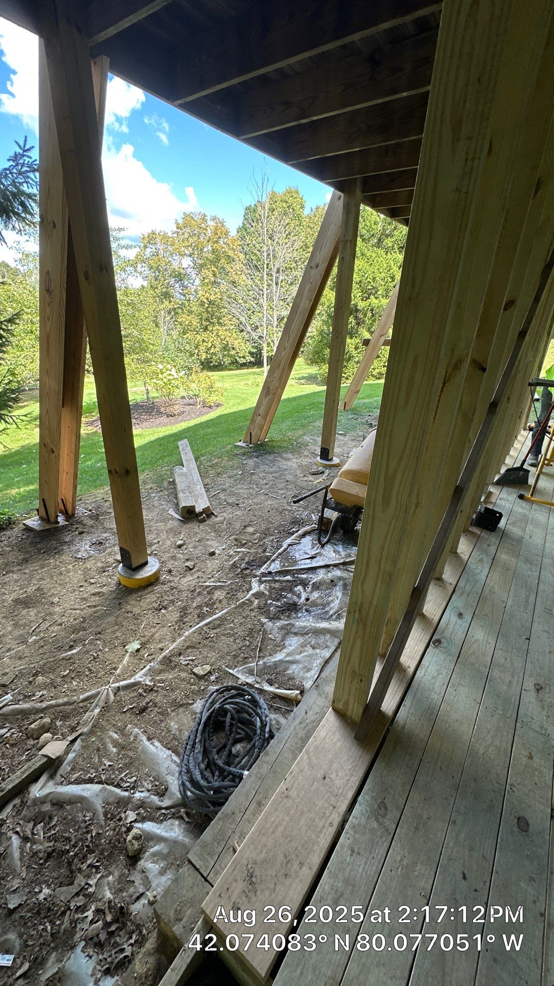 Deck Structure Repair Project in Erie by Great Lakes Contracting Services LLC