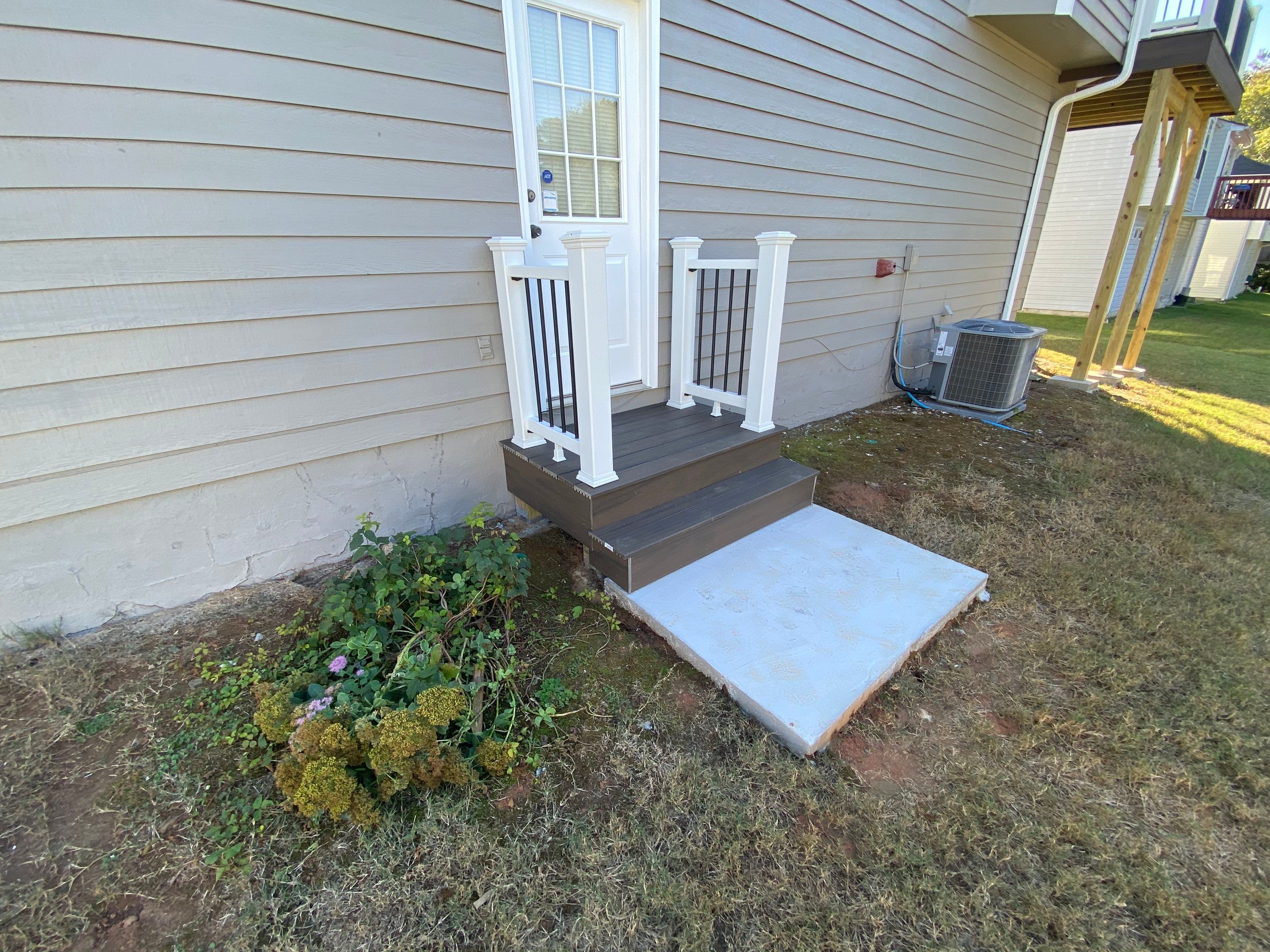 Elevated Wood Deck and Composite Step Replacement in Ellenwood by Swift Home Renovations 