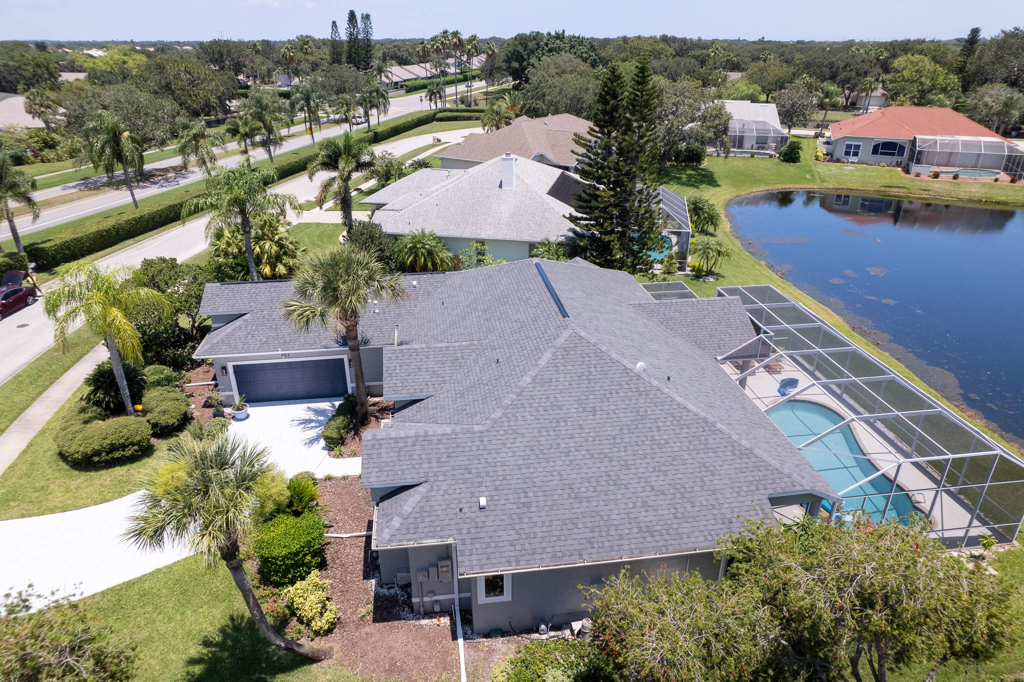 Roof Replacement and Structural Header Reinforcement in Melbourne, Florida by Wiedmann Construction & Roofing