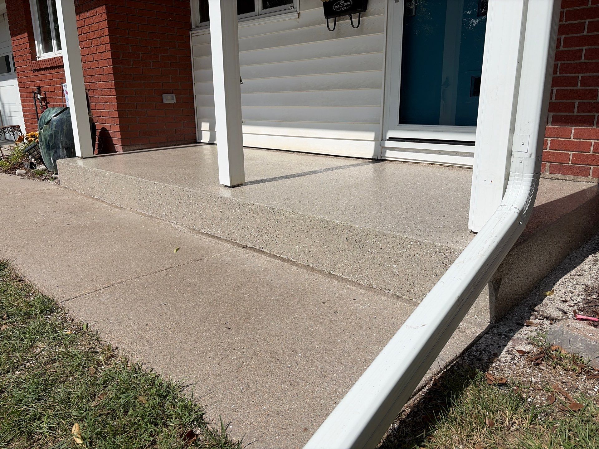 Lincoln Front Porch Restoration with Hybrid Flake Coating by Goat Coatings