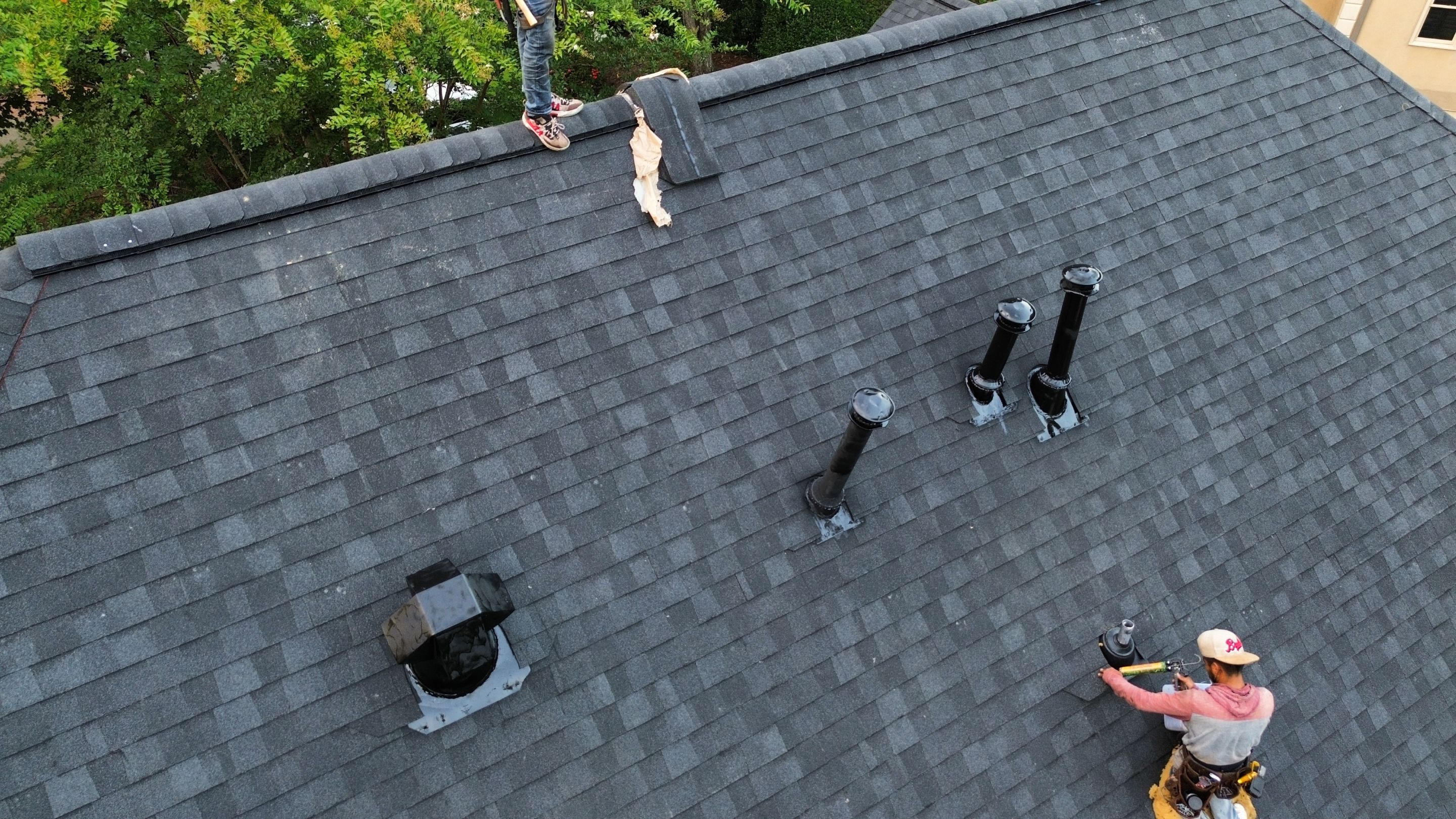 Marietta, GA Roof Replacement CertainTeed Landmark Pro Max Def Charcoal Black by Reset Roofing