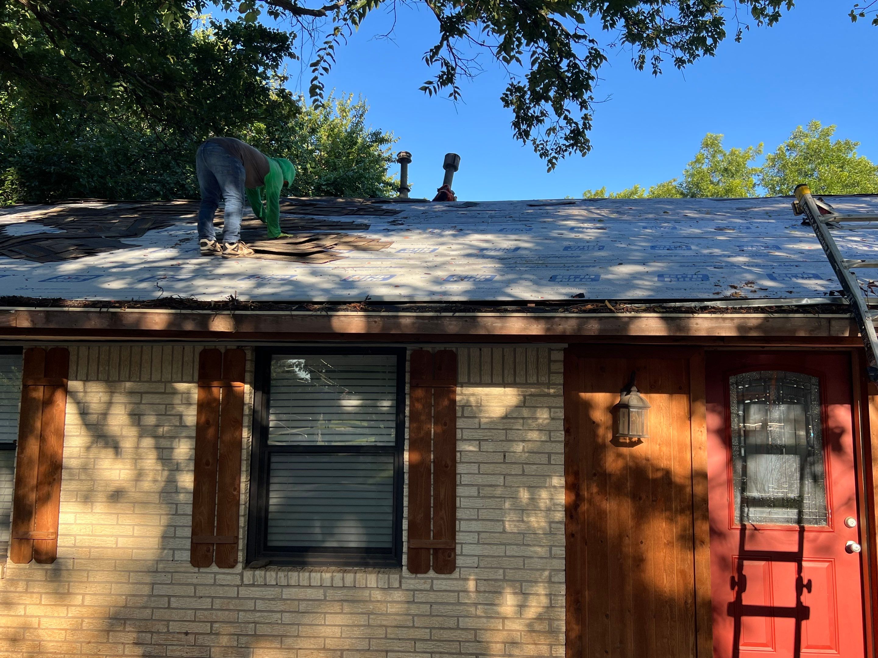 Project in Granbury by Lonestar Roofing and Restoration LLC.