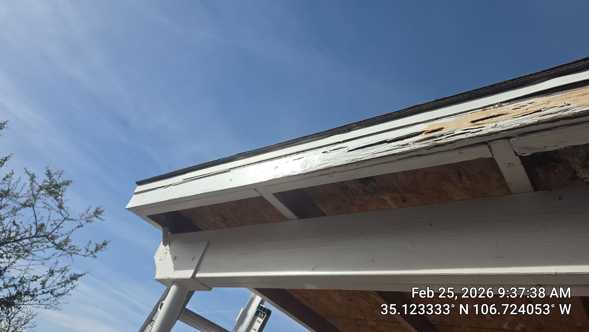 Santa Teresa St NW • Albuquerque, NM 87120 New shed roof, fascia and gutters by Doyle Roof Masters Inc