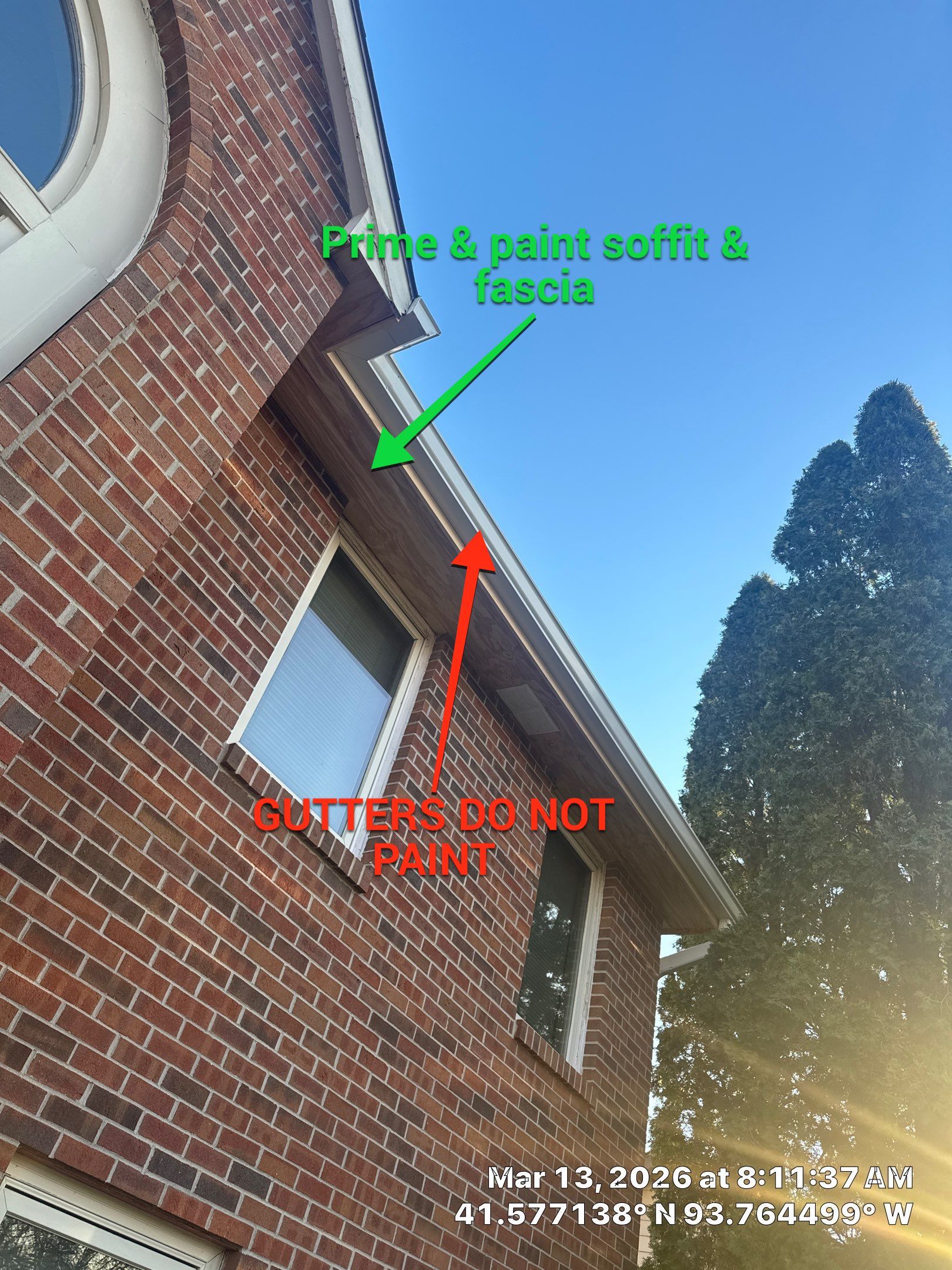 Residential Exterior Trim Repaint by Midwest Paint LLC