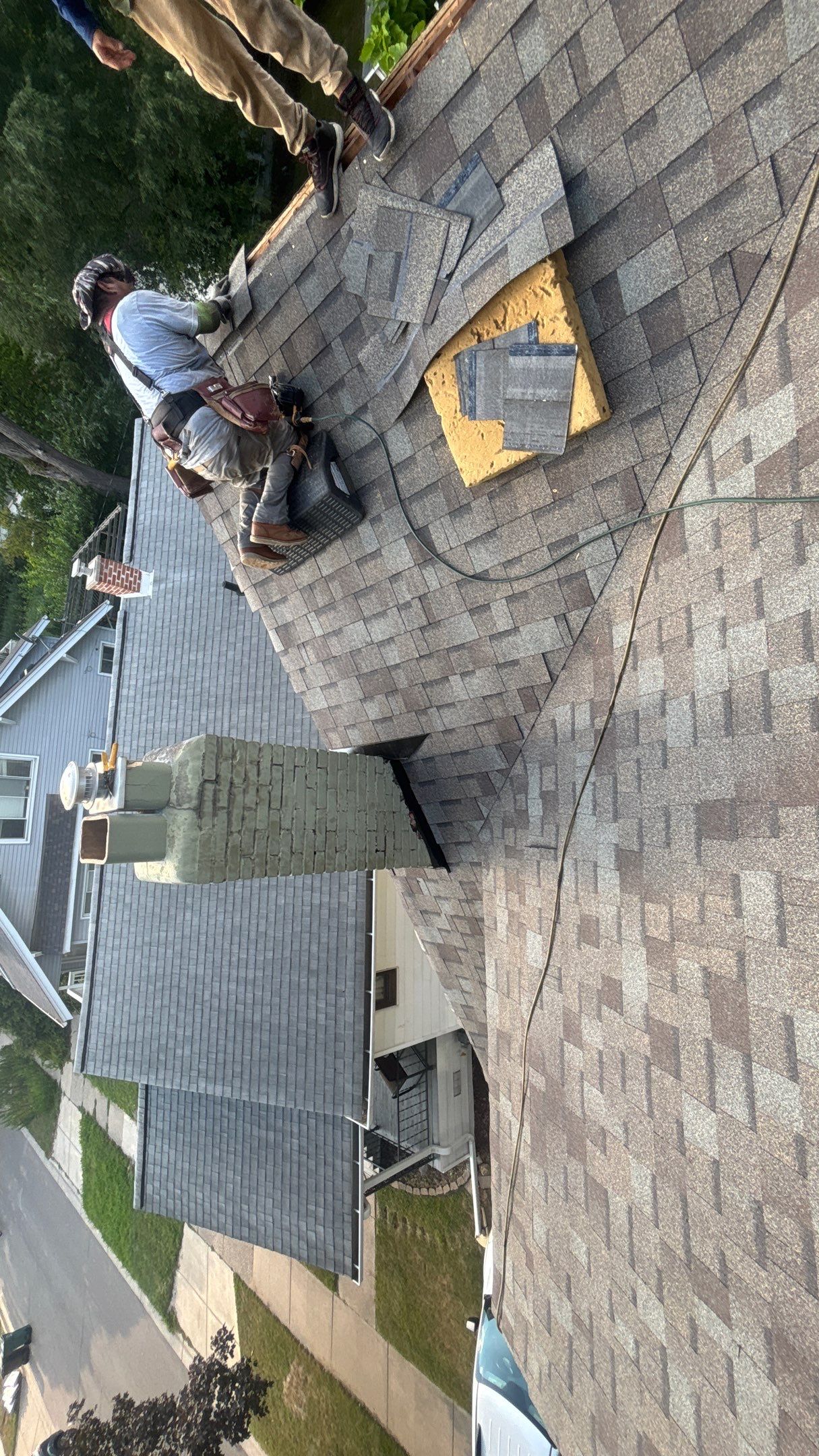 Roof Replacement using Owens Corning Driftwood by 180 Contractors