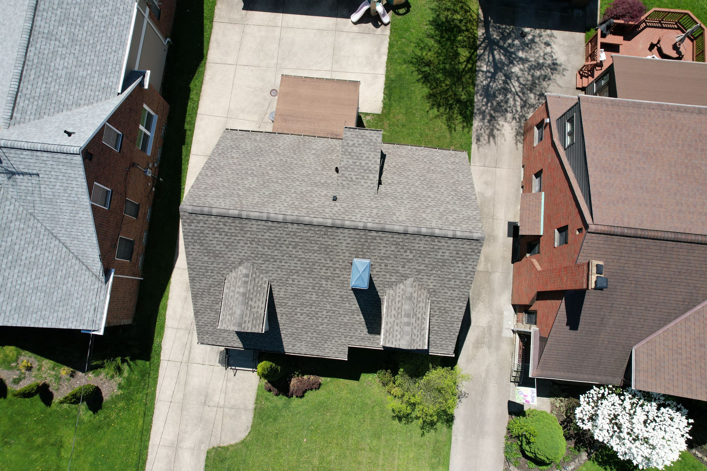 Residential Roof Replacement using GAF Timberline HDZ Weathered Wood by Atlas Roofing & Restoration