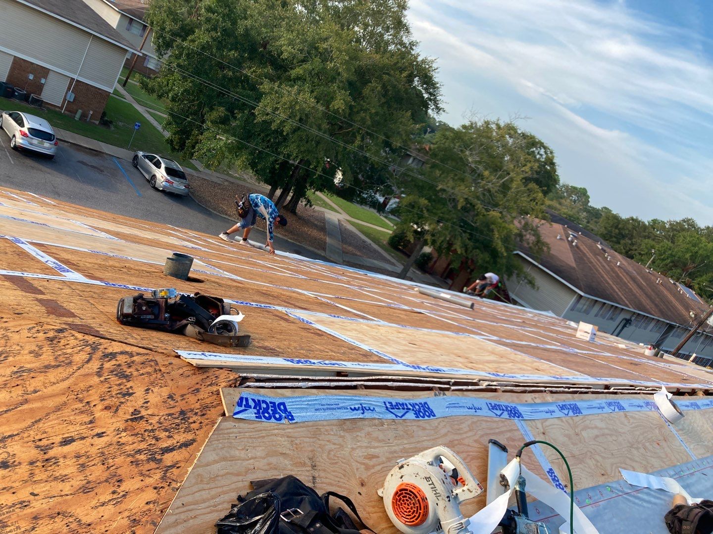 Residential Roofing Installation using Roof Replacement by American Roofing & Construction LLC