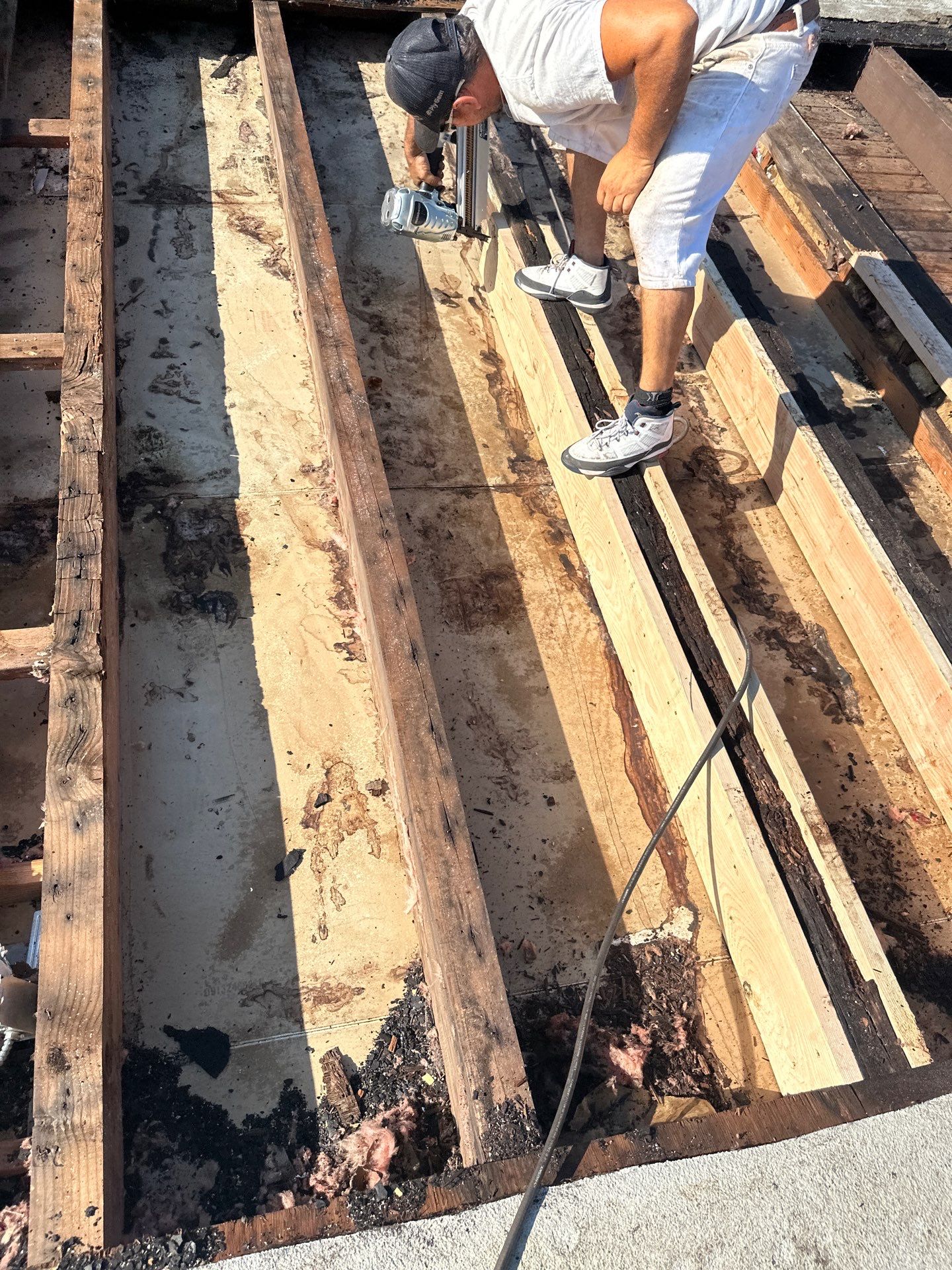 Residential Flat Roof Installation using GAF 60Mil TPO  by Orezona Building & Roofing Company, Inc.