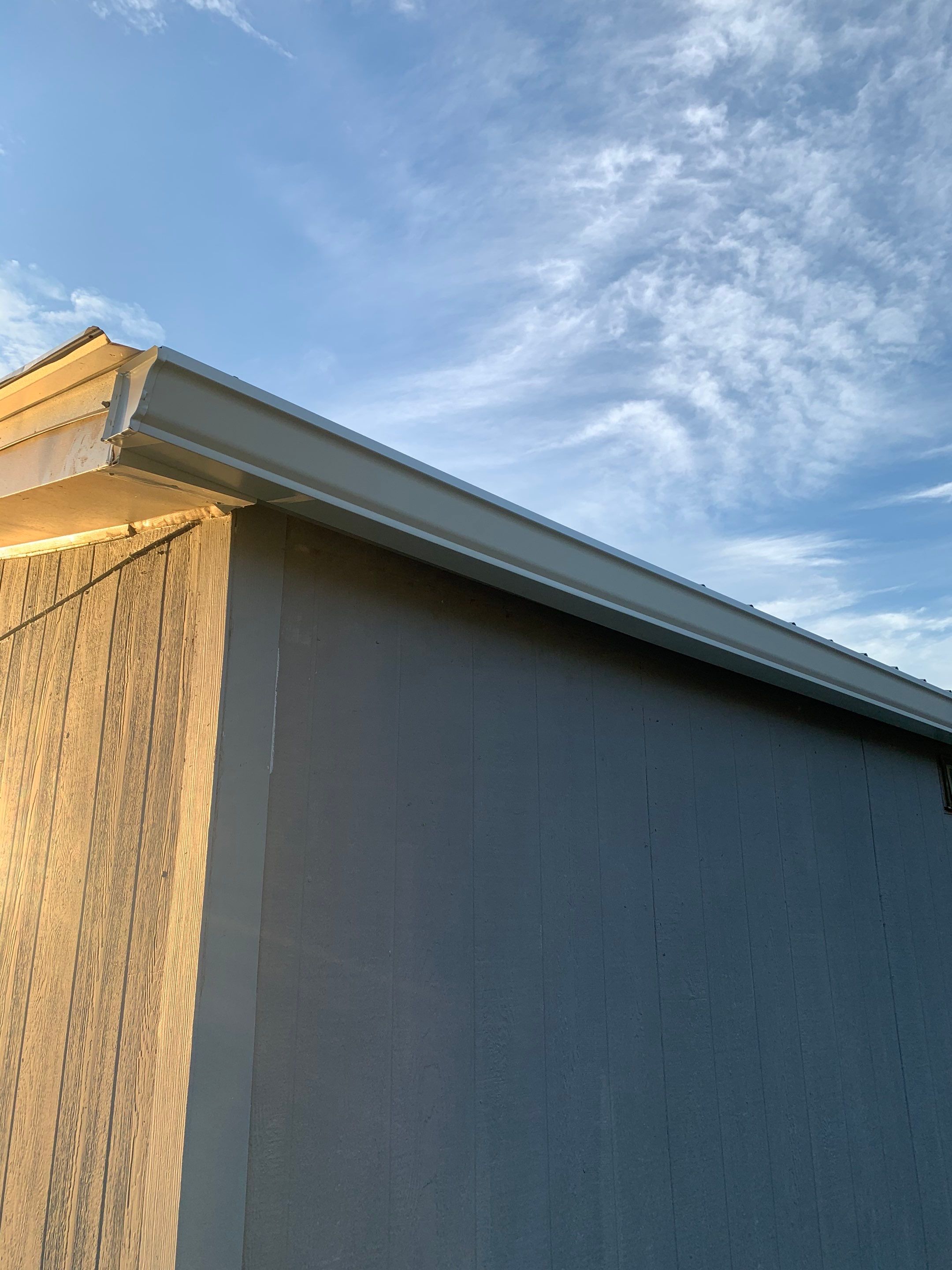 Gutter Installation using K-Style Seamless Gutters by Gutter Professors
