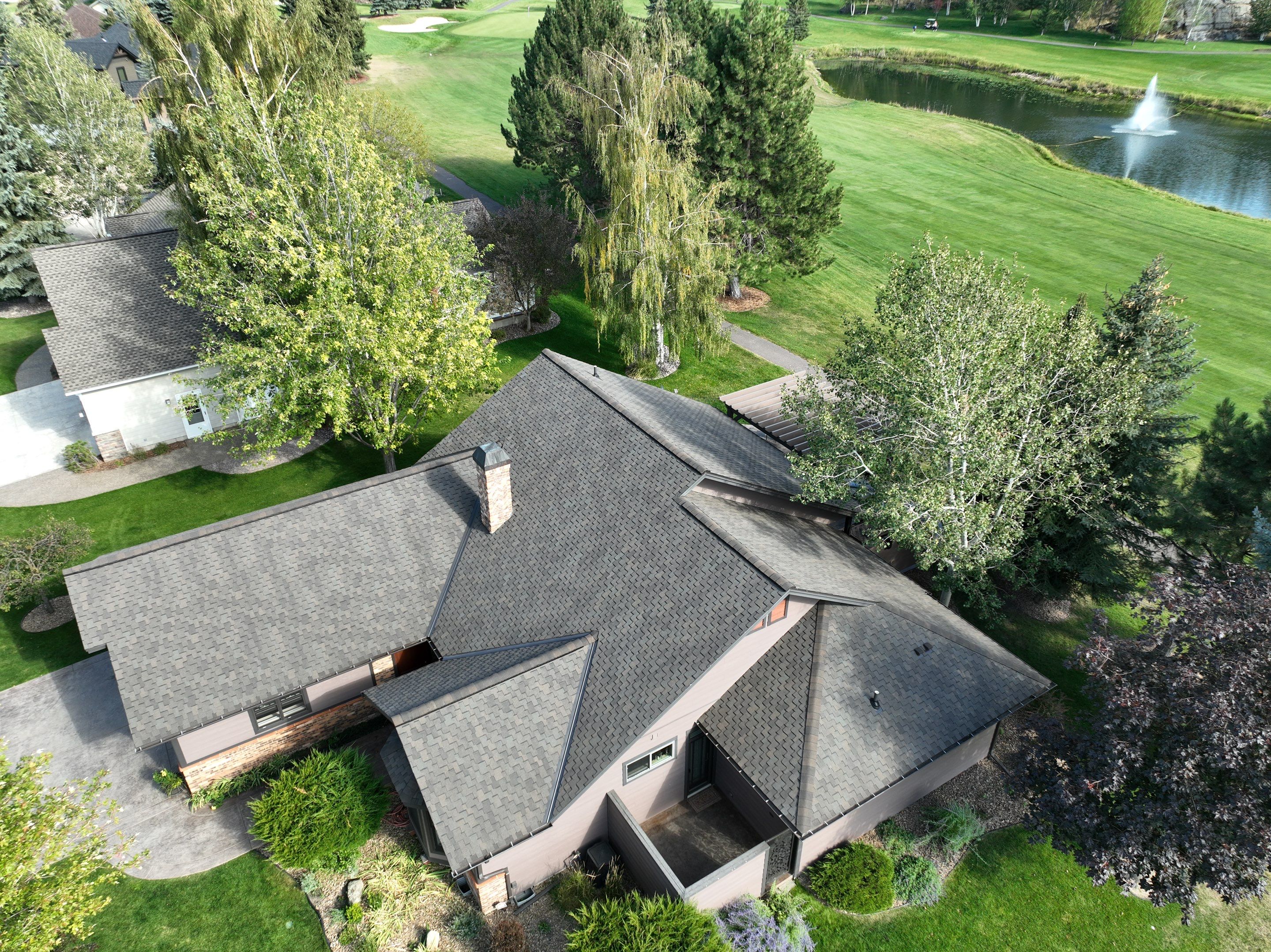 GAF Grand Sequoia - Autumn Brown Blend  by Montana Roofing Solutions