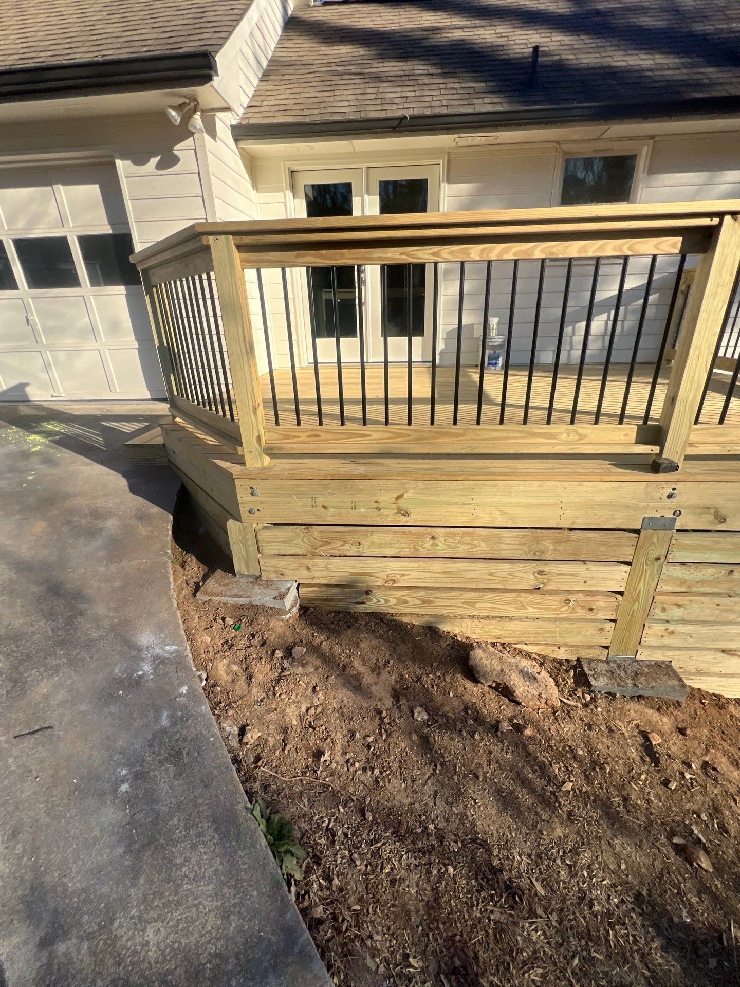 Woodstock, GA Wood Deck Build by Nelson Exteriors