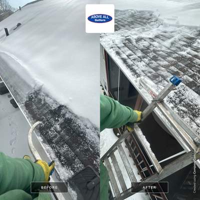 Roof Snow & Ice Dam Removal