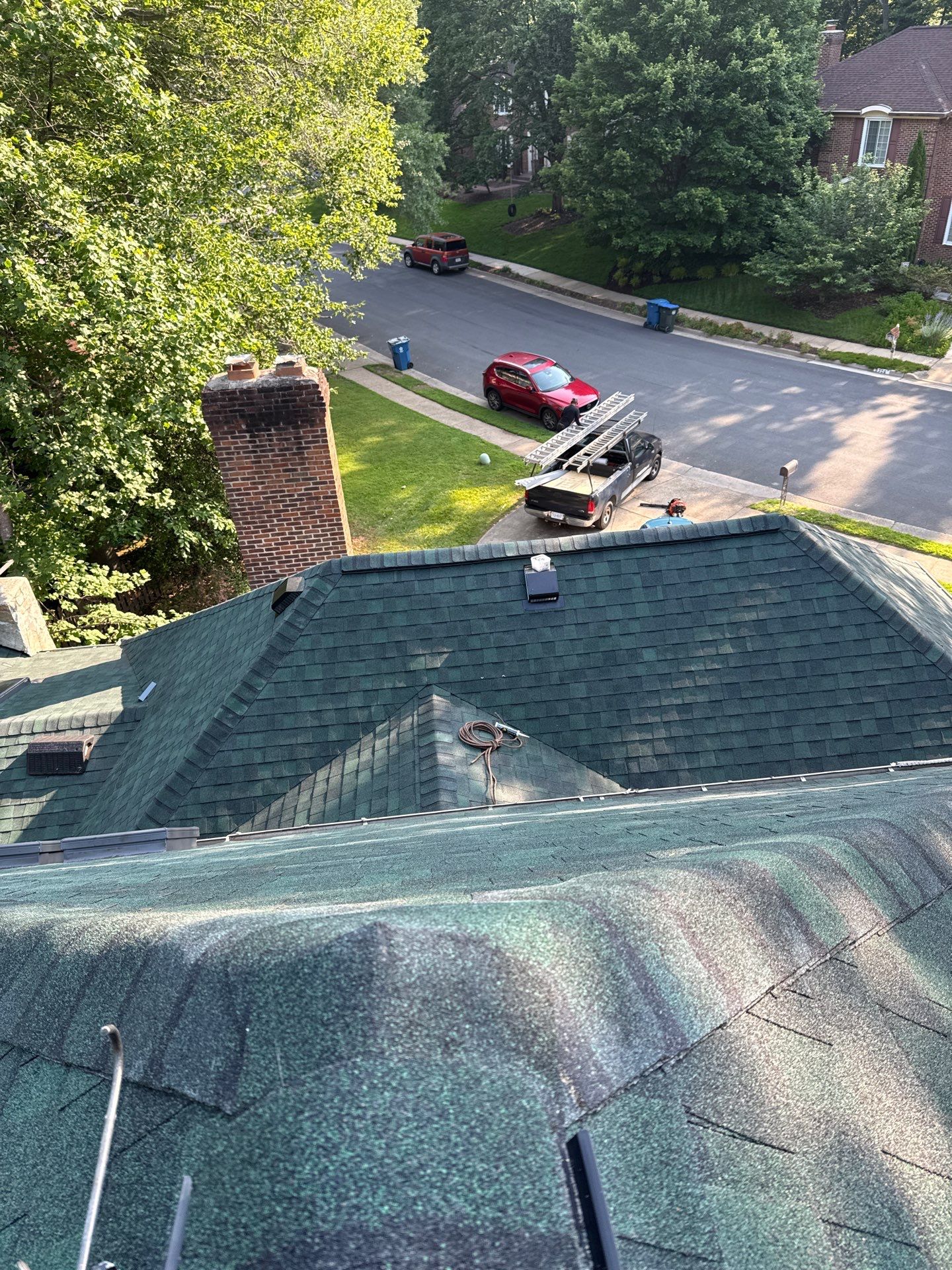 Springfield: Roof Replacement with CertainTeed Landmark Pro in Max Def Evergreen by RM Banning, Inc.