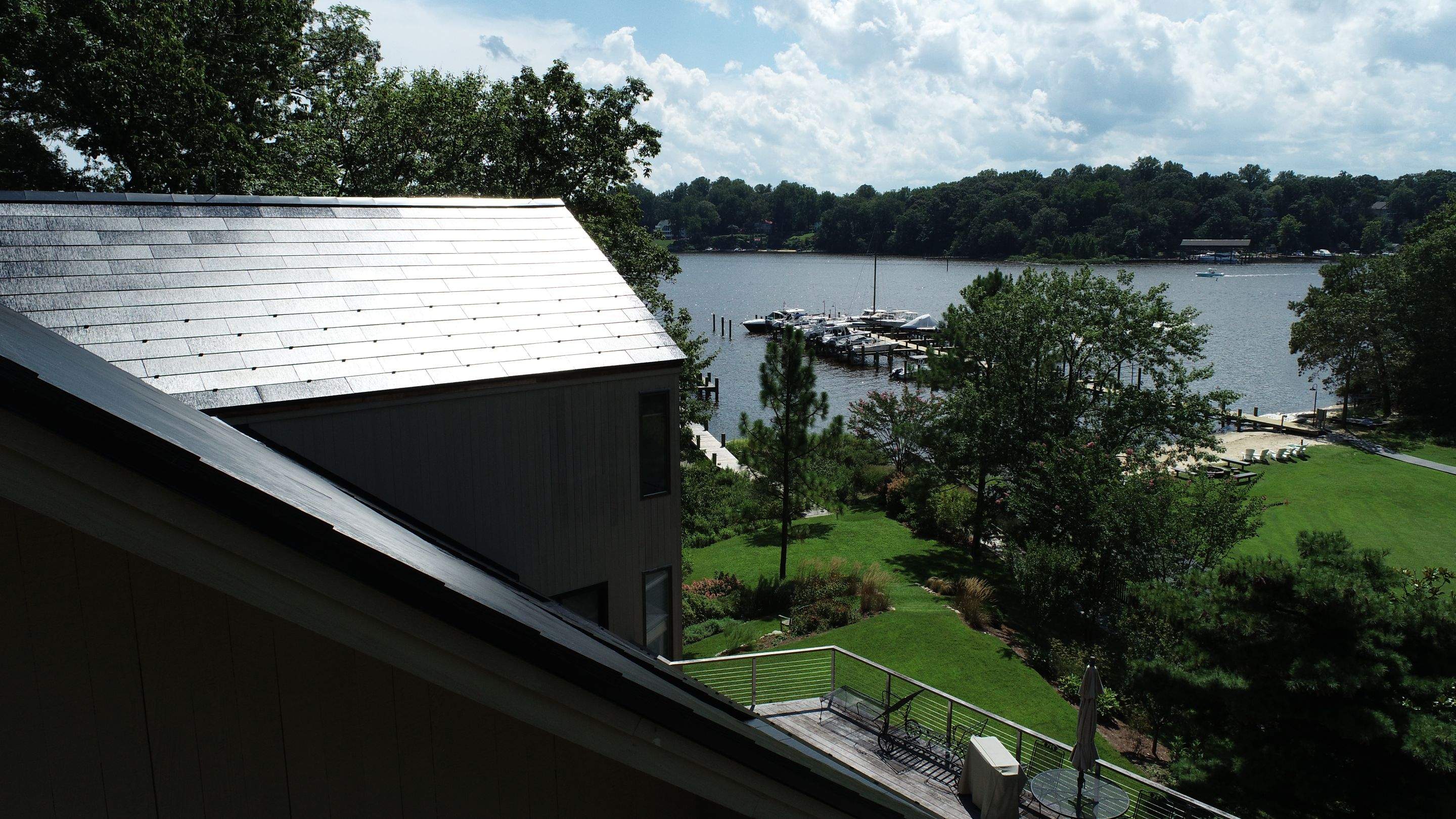 Tesla Solar Roof install Severn River by American Home Contractors