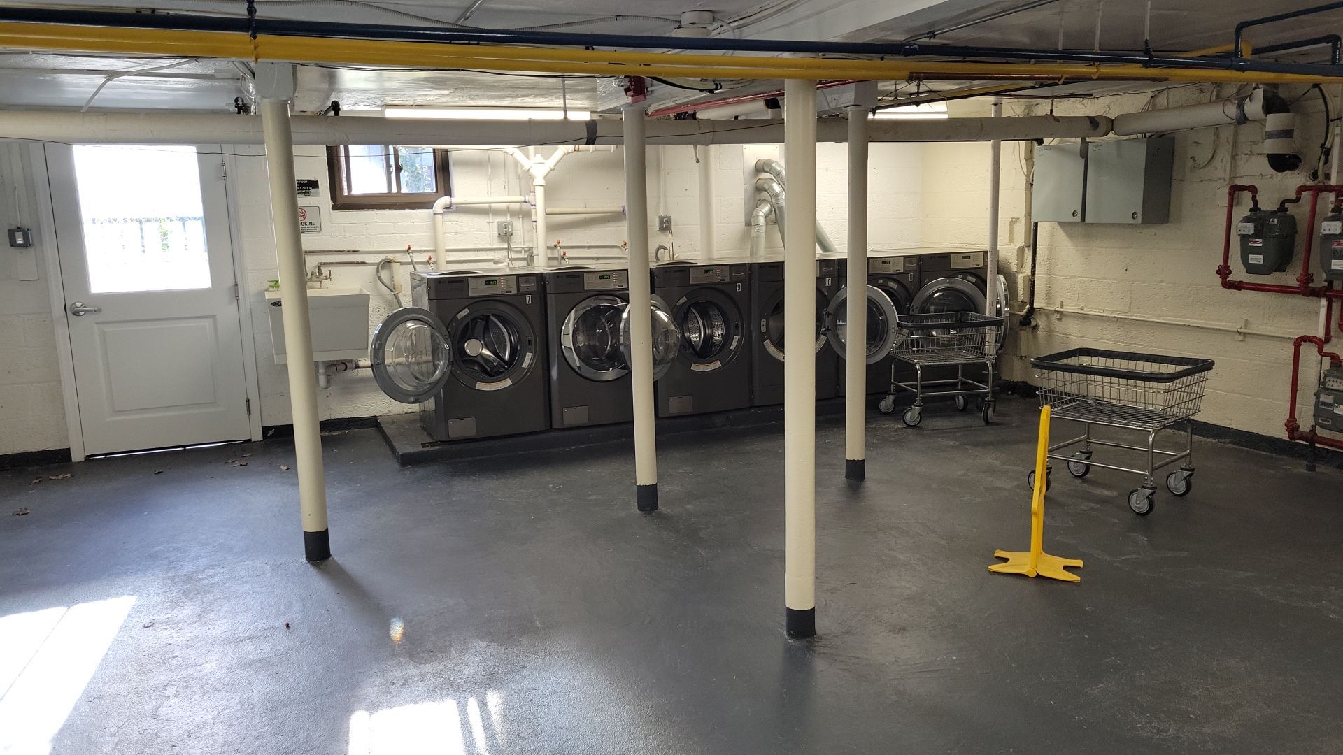 Laundry Room Floor Coating using Penntek- Silver Creek by Spectrum Painting, LLC