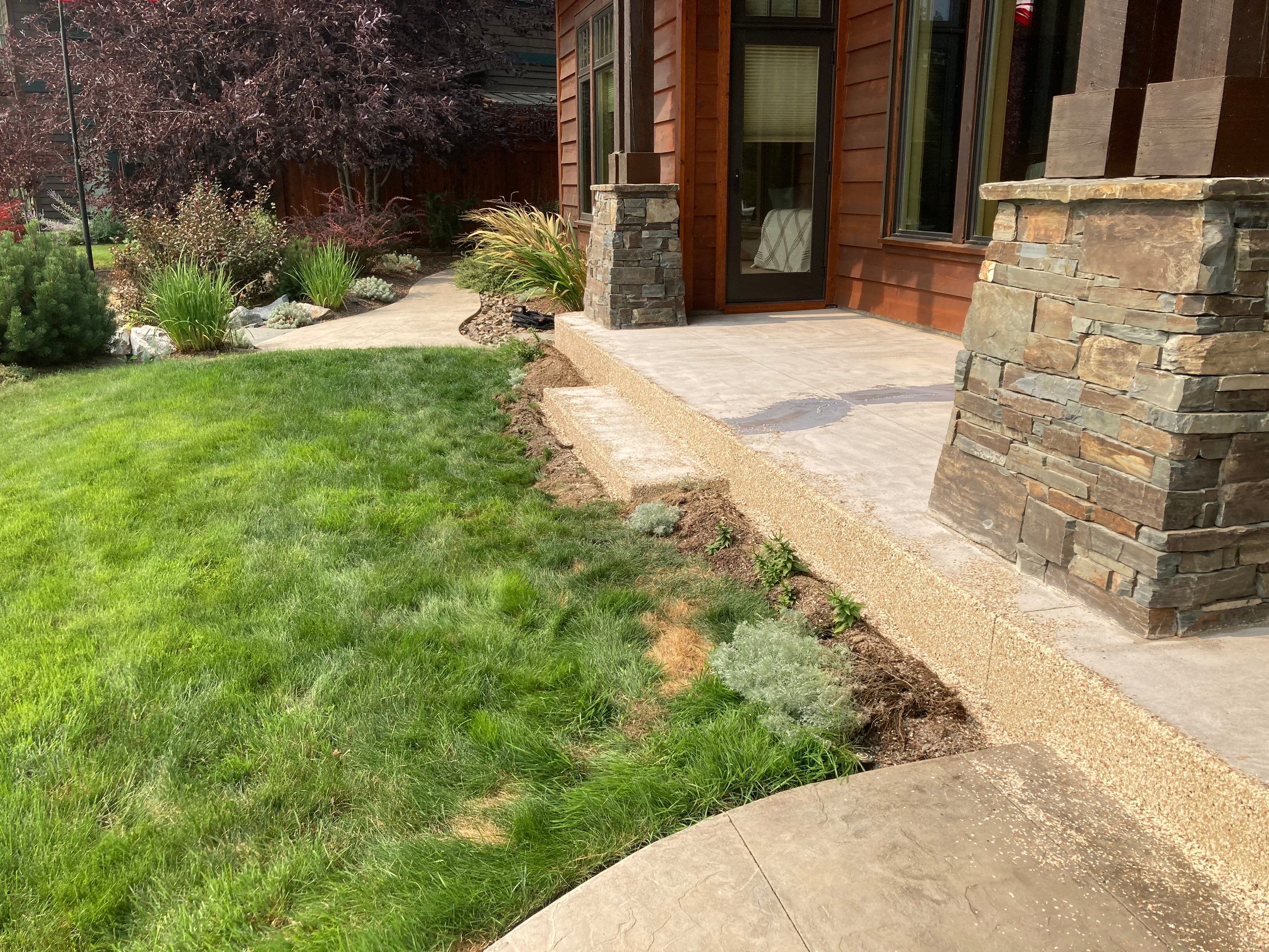 Patio and Walkway using Pecan and the Penntek Evolution Flooring System by Croc Coatings, LLC