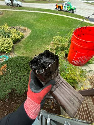 Turtle Shell gutter protection installation in Naperville, IL 60563, photograph 9