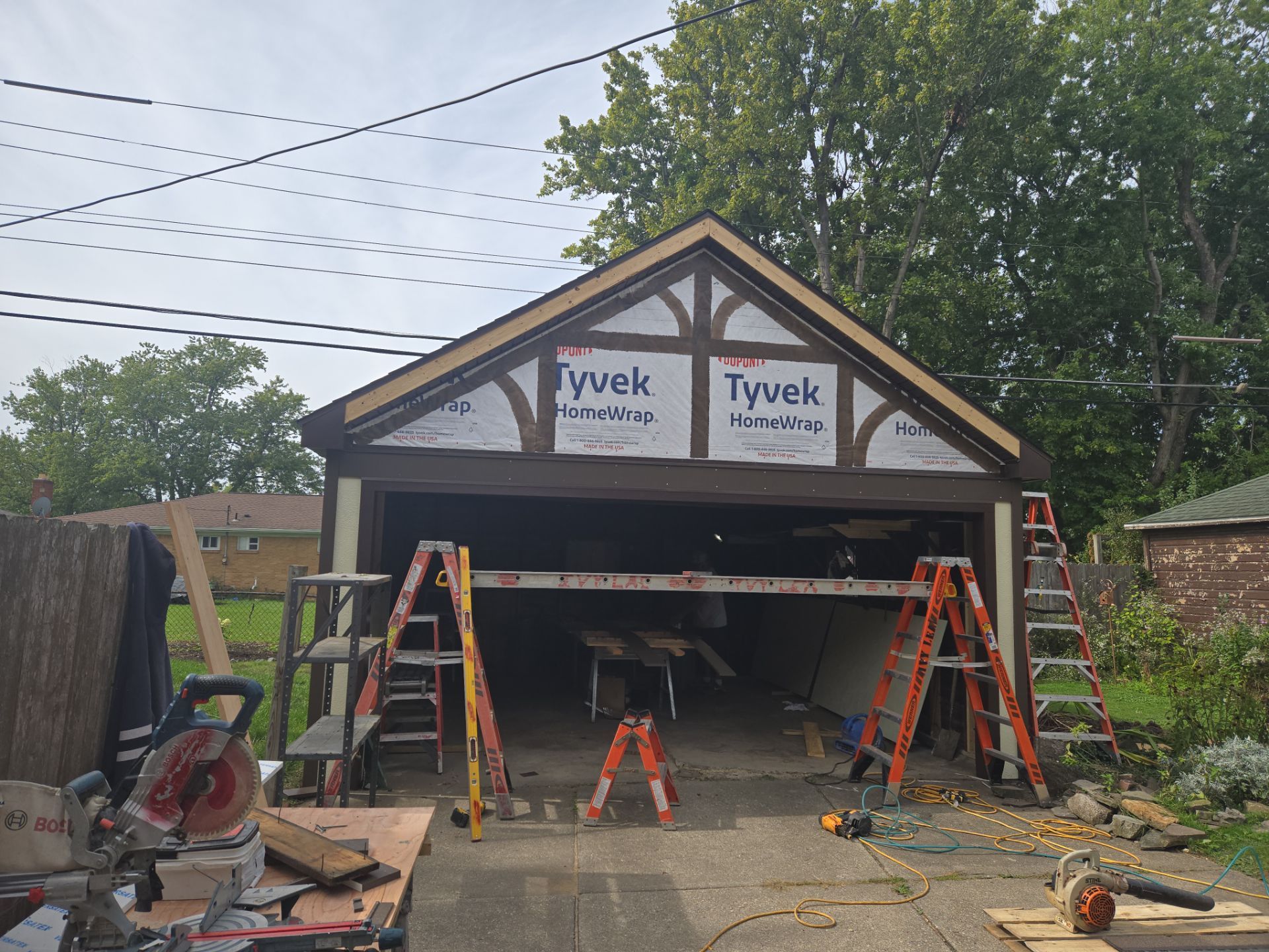 Garage Roof by Ivy Lea Construction