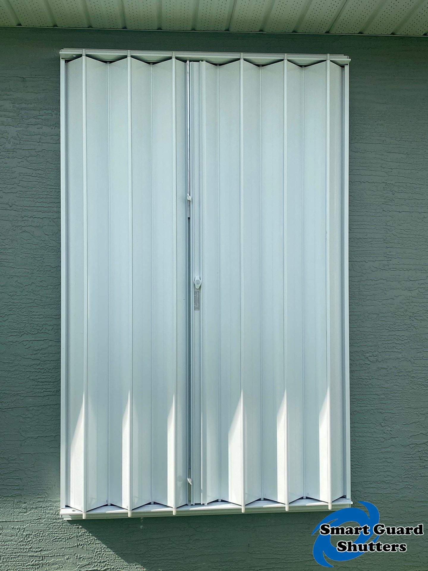 Hurricane Protection in White by Smart Guard Shutters