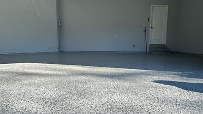 Ryan V took his garage floor to the next level