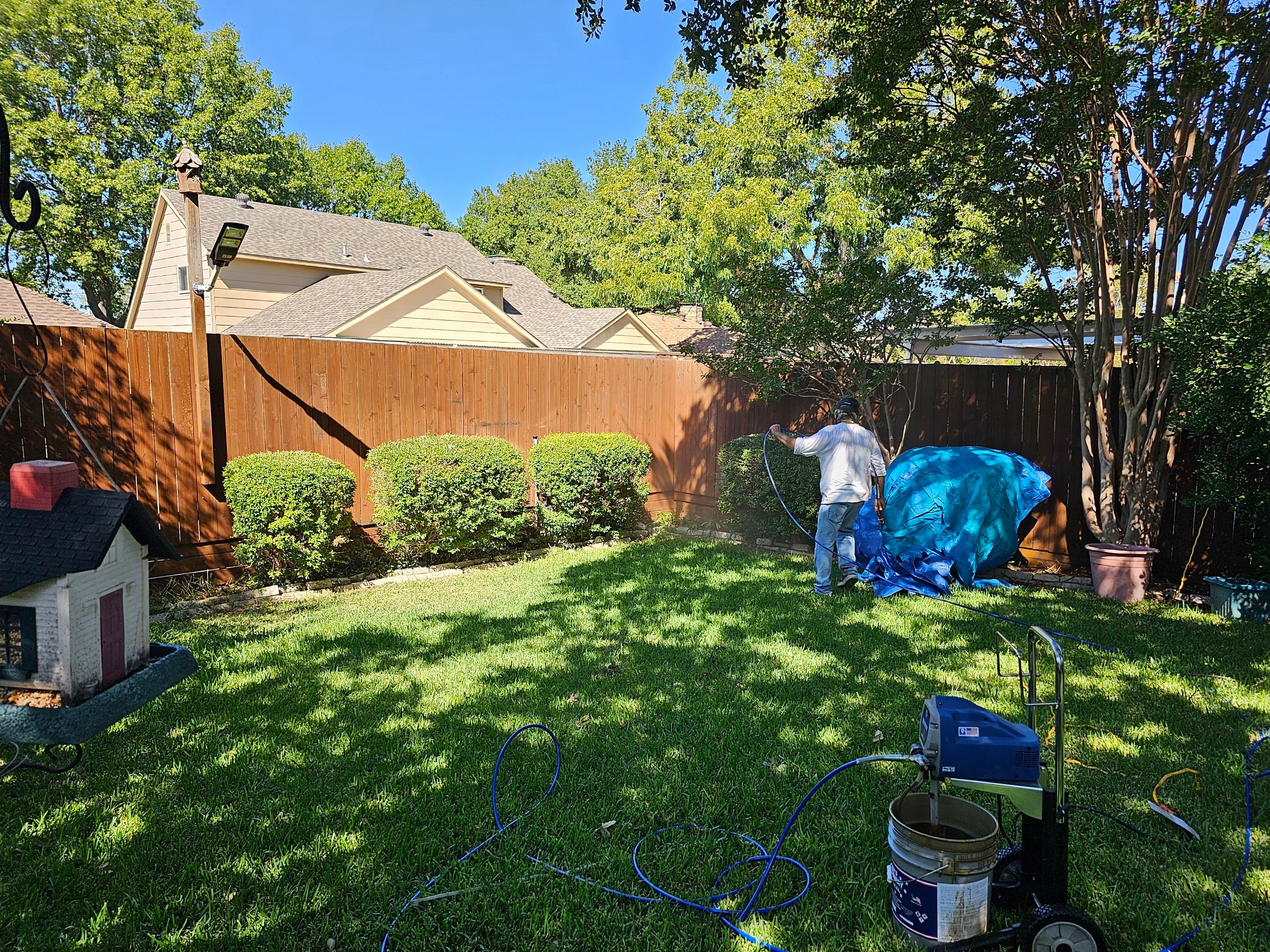 Roof replacement, popcorn removal, fence stain & paint by EL-GC LLC 
