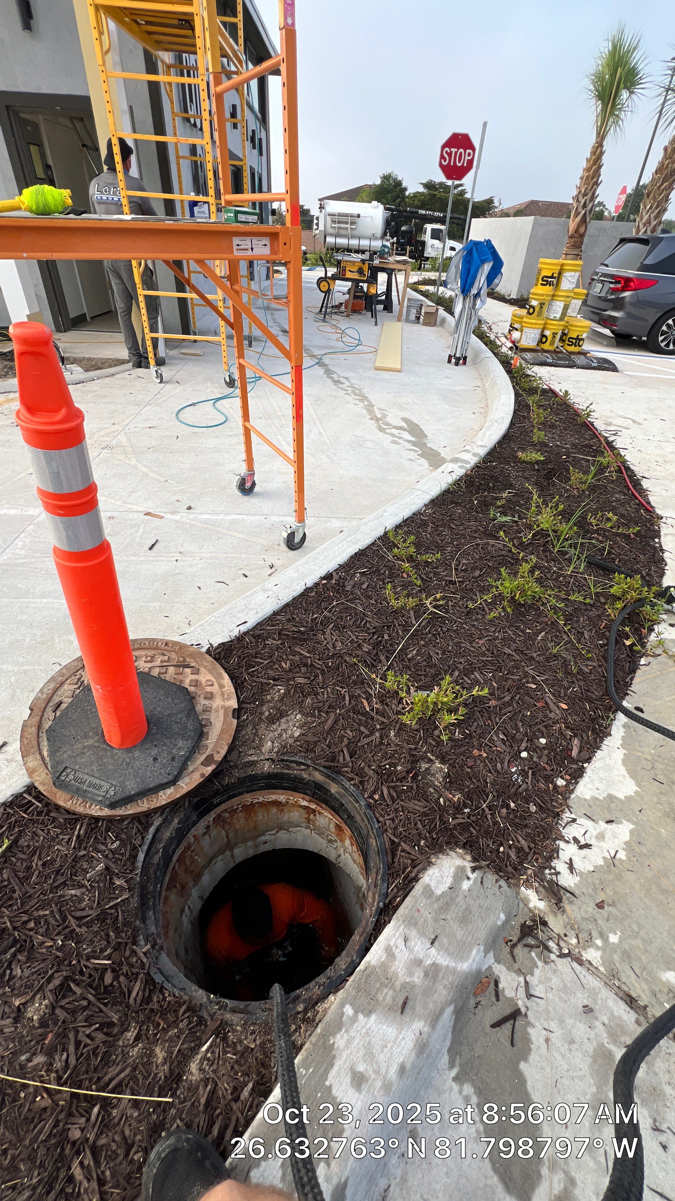 Coffee Rush Fort Myers with PRS by Don Mar, Inc. Storm Water Solutions