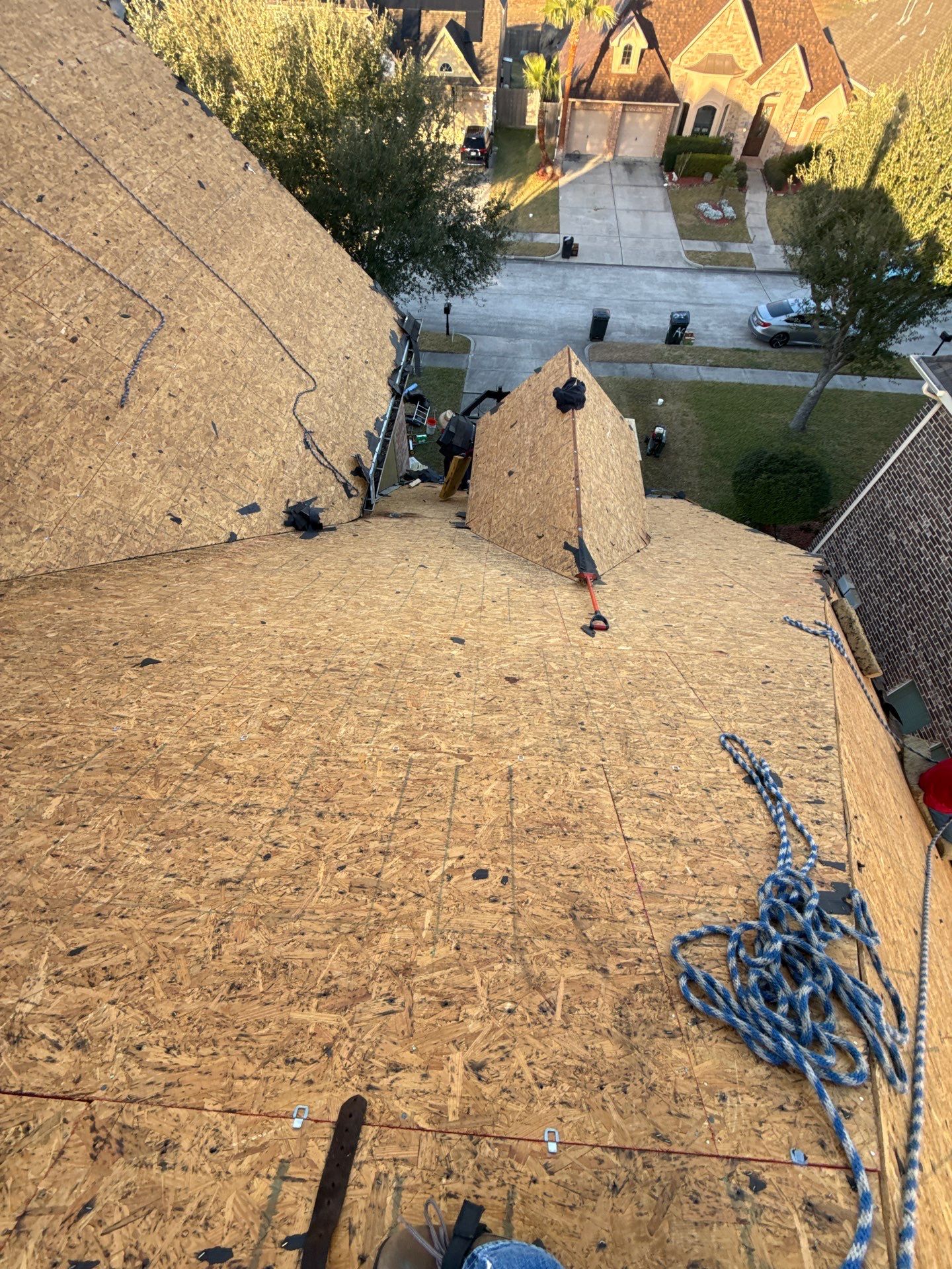 Residential Roof Replacement using GAF HDZ - Charcoal shingles by Elite Roofing LLC