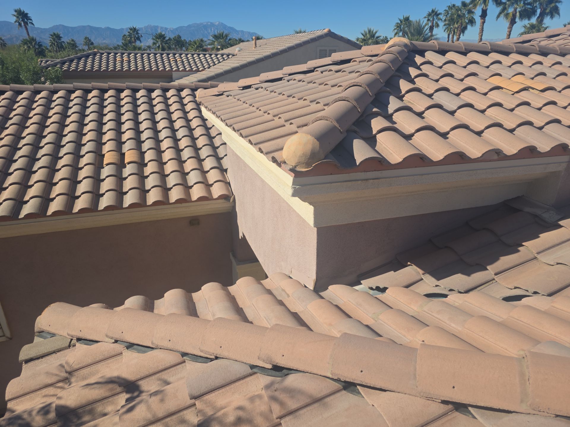 Project in Indio by Desert Roof Concepts