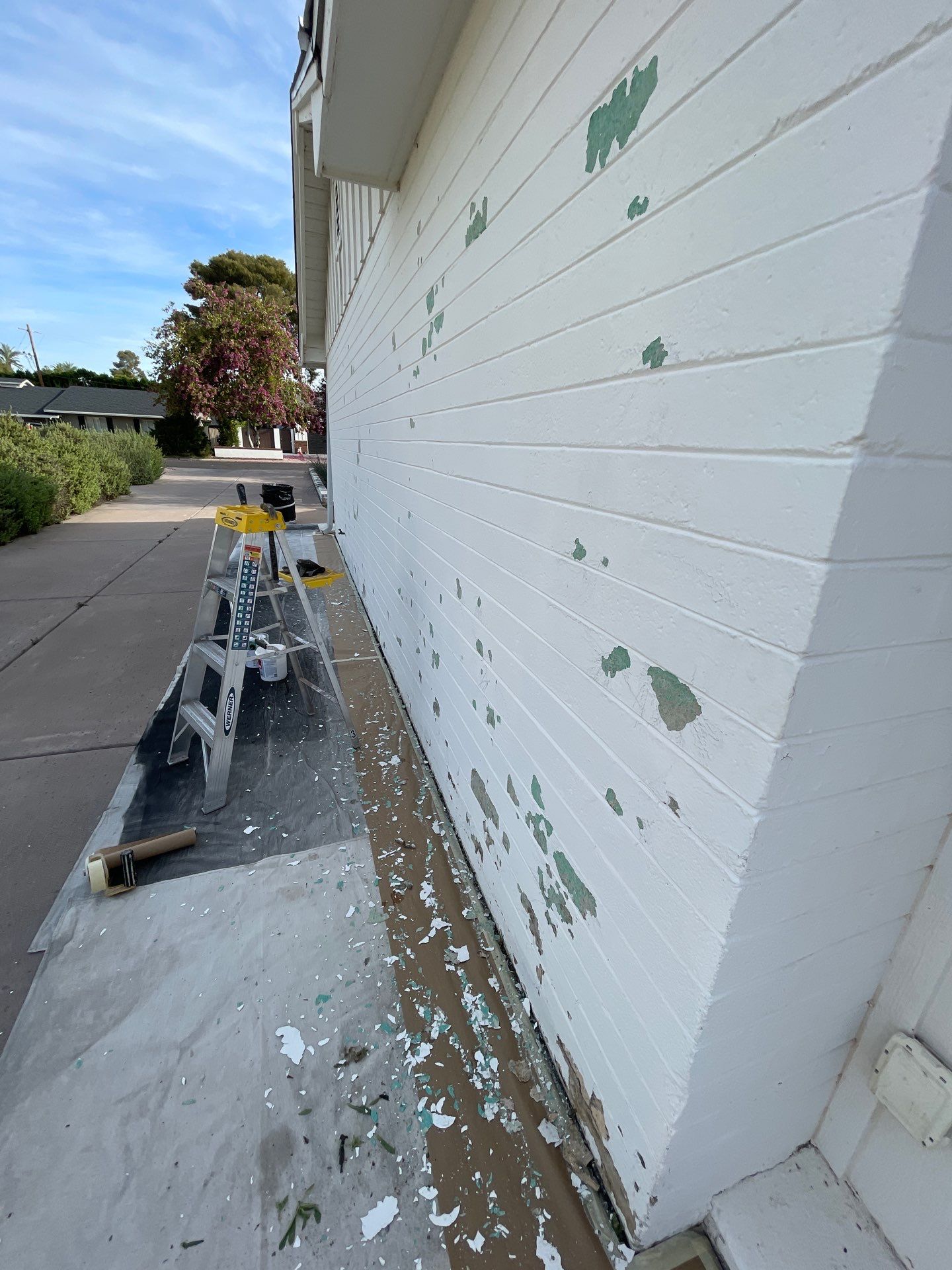 Wagon Wheel - A Stunning Home Exterior Makeover with Dunn Edwards Paints in Phoenix, AZ by Double G Painting Contractors, LLC