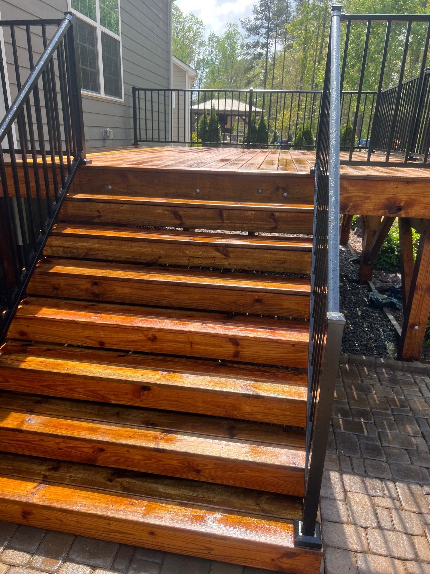 Weathered Deck using Wood Sealant by DuraSeal