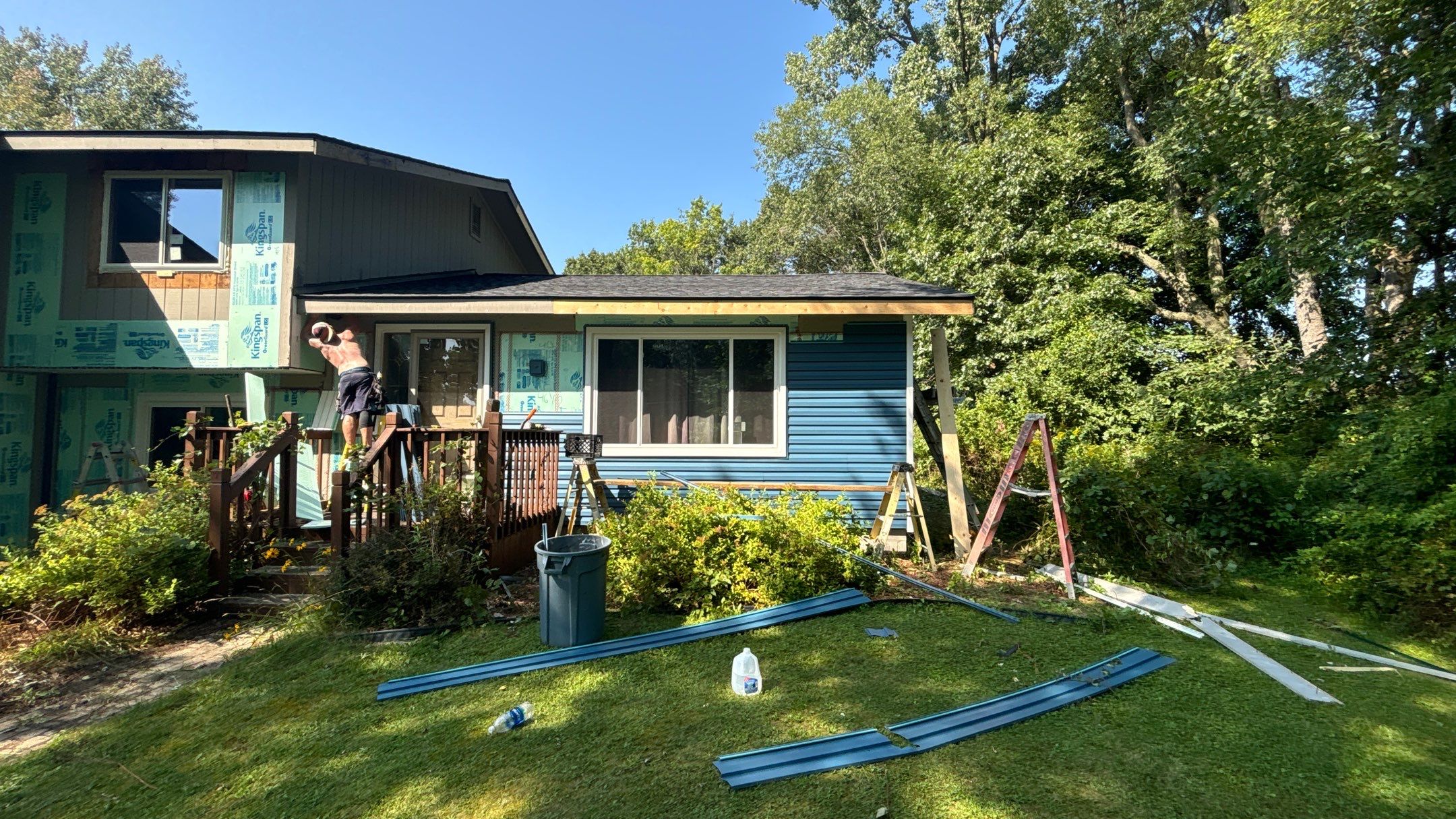 Siding Replacement using Alside D4 1/2" Dutchlap by 180 Contractors