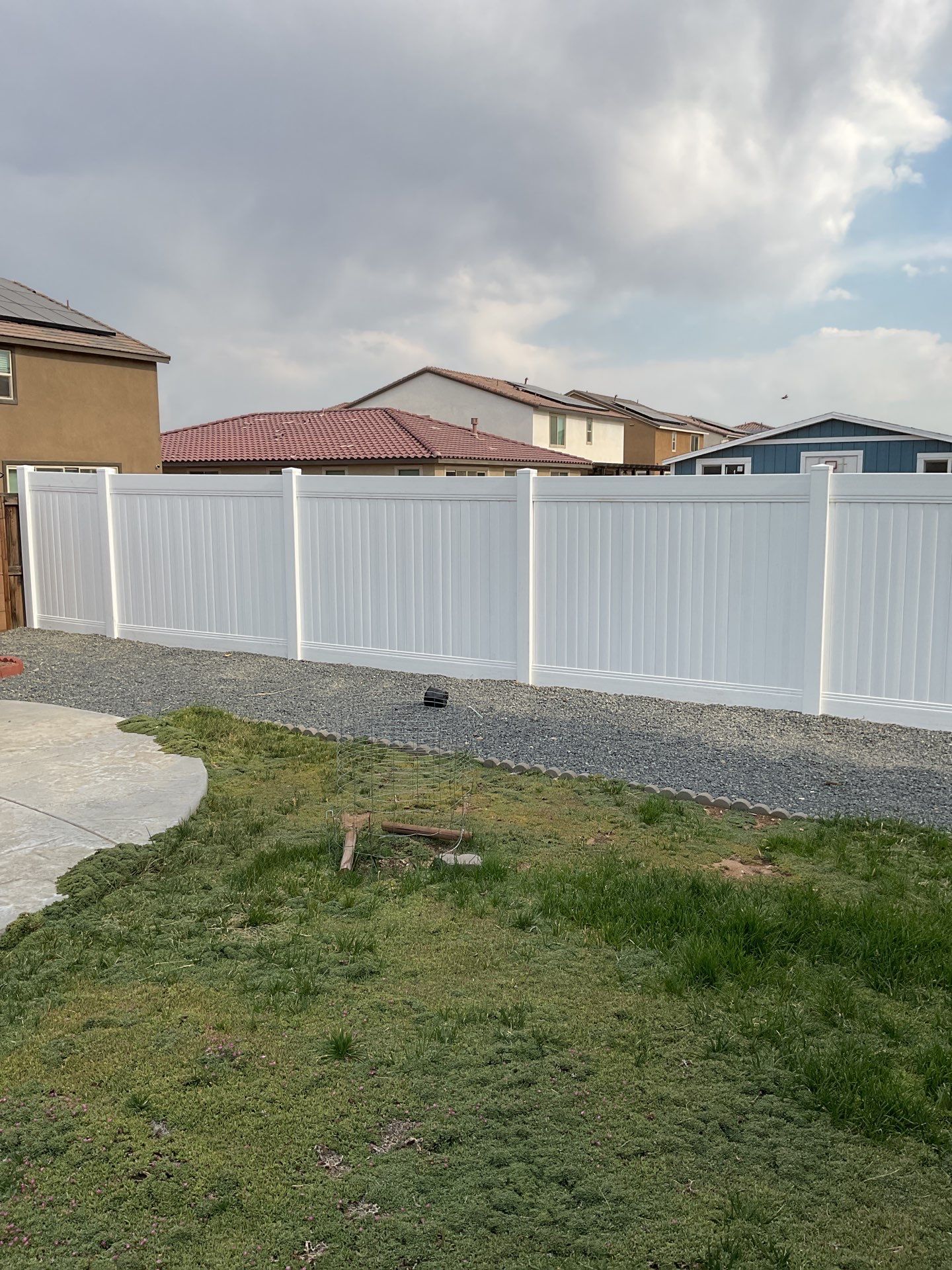 Fence Installation using Vinyl by Fence Guys Inc. 