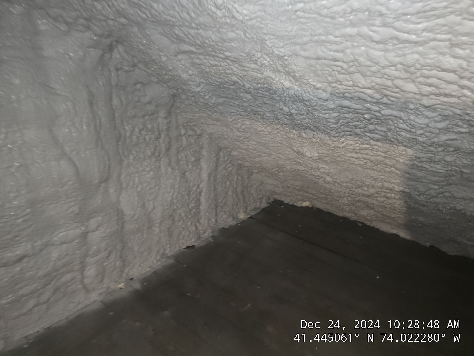 Attic Insulation using open cell spray foam by NYS Foam & Energy