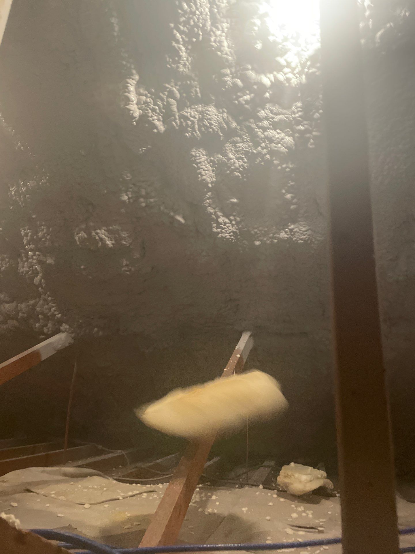 Attic Insulation using open cell spray foam by NYS Foam & Energy