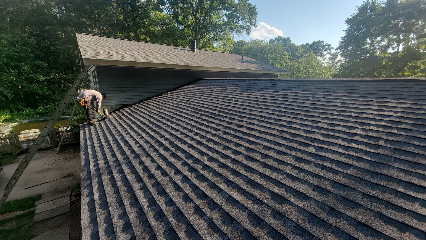 Roof Installation using GAF Timberline HDZ by ExteriorPros