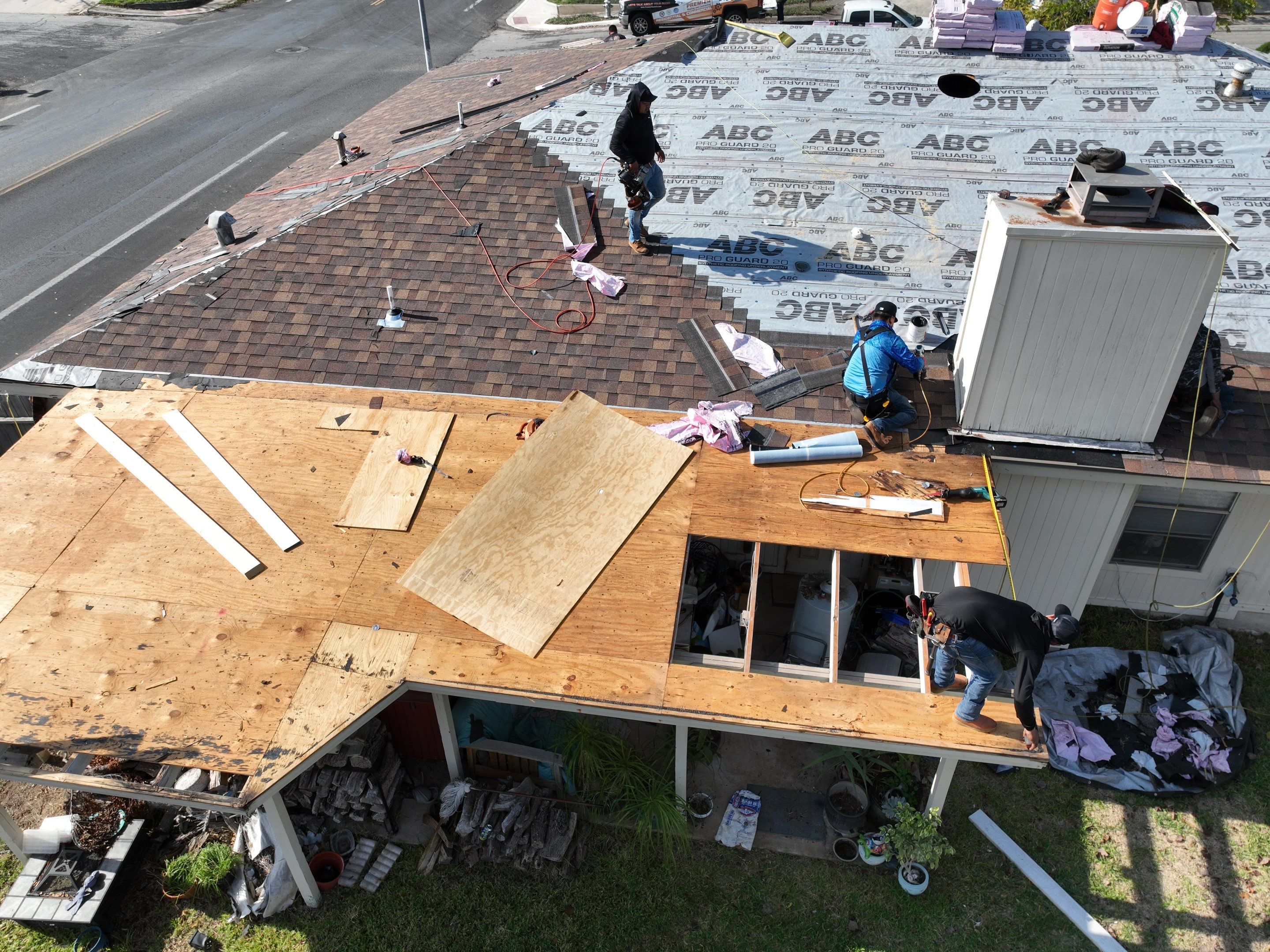 Residential Roof Replacement using Owens Corning Duration Designer 30 Year Laminate Shingle  by Premier Roofing and Contracting