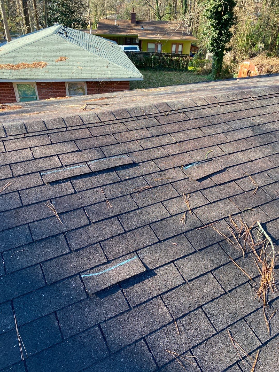 Wind Damage Roof Inspection in Metro Atlanta, GA by Mosaic Roofing Company