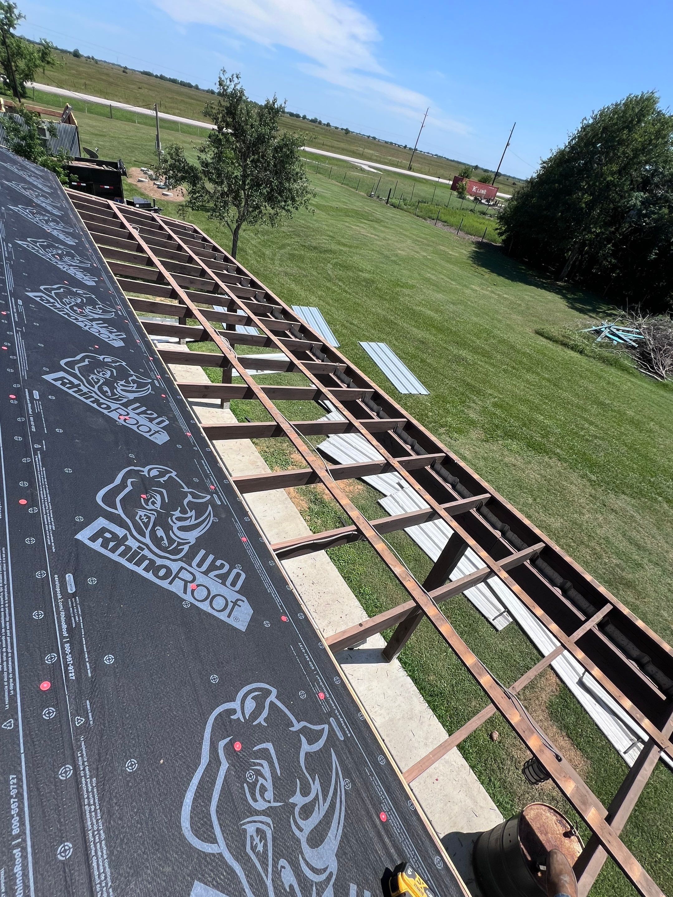 Residential Roofing Installation using Metal by Roof Repair Company