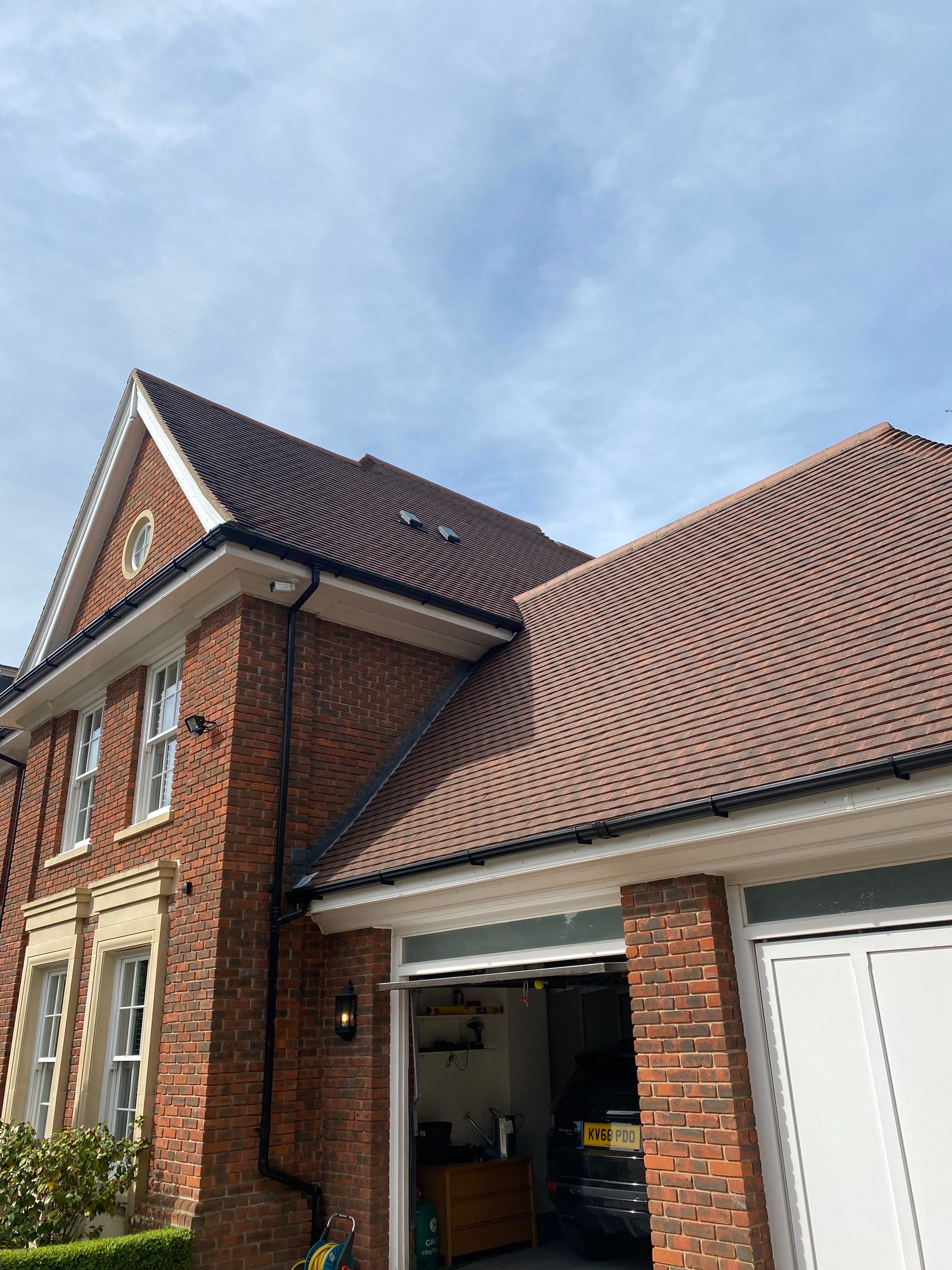 Roof Clean using Honda 15lpm Low Pressure Washing Machine by Ges Exterior Cleaning ltd